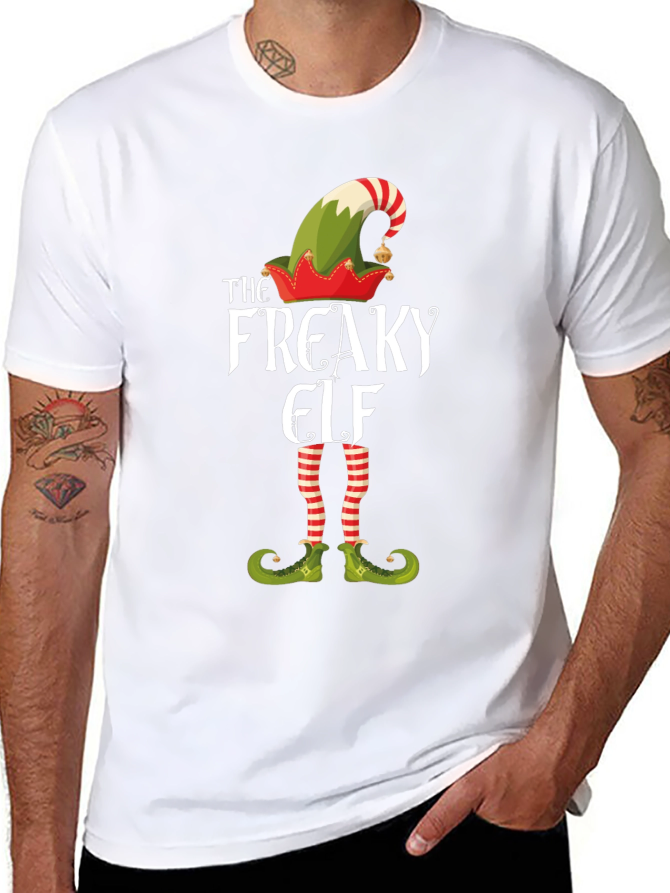 The Freaky Elf T-Shirt - Holiday Fun