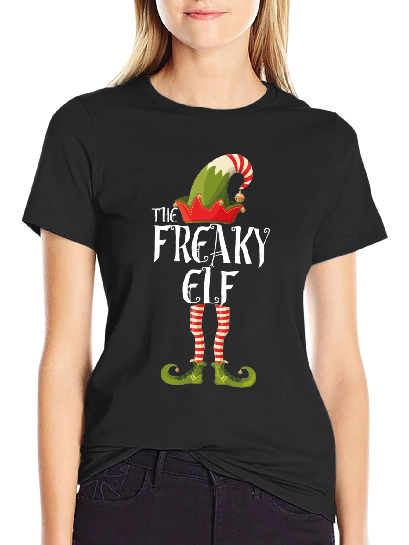 The Freaky Elf T-Shirt - Holiday Fun