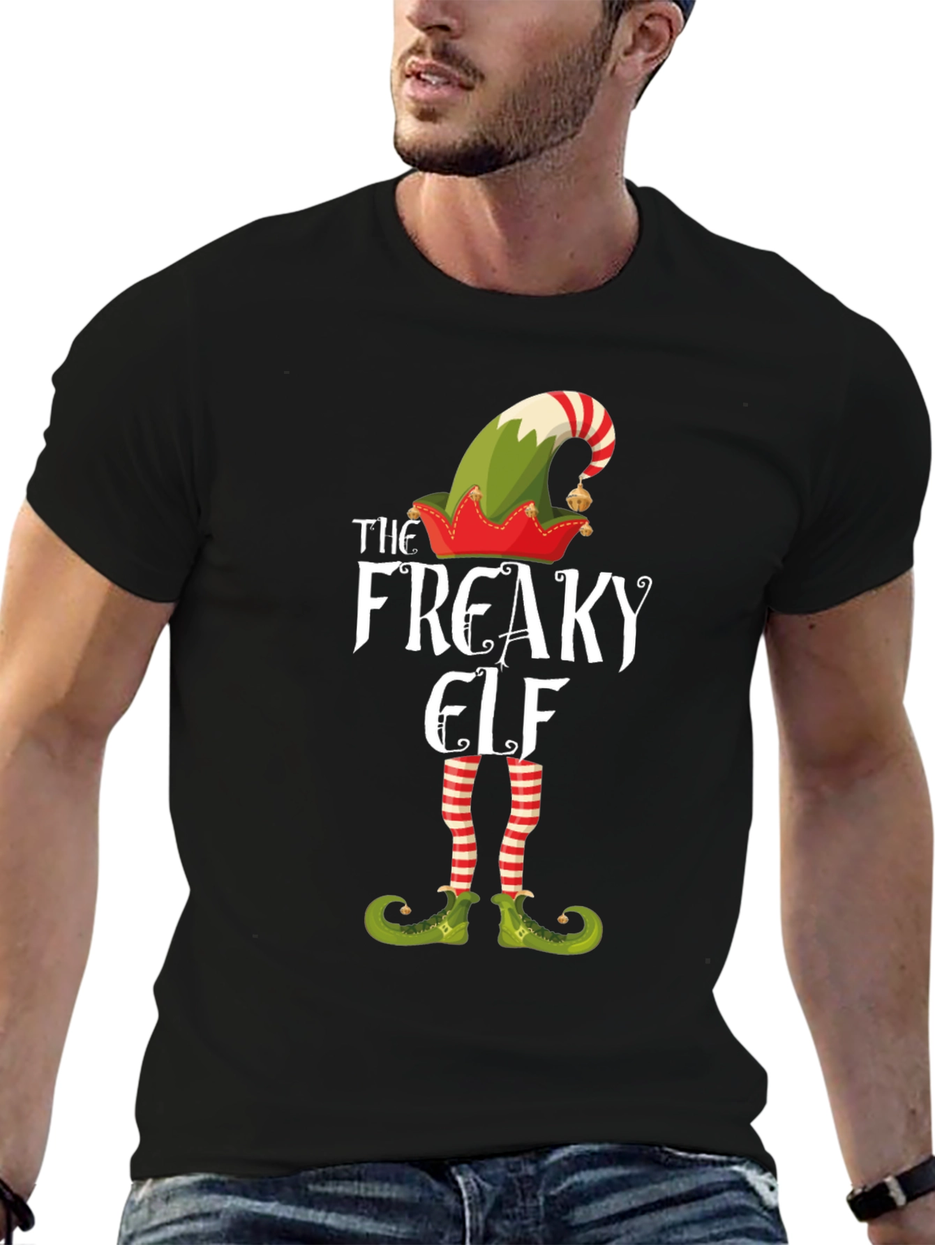 The Freaky Elf T-Shirt - Holiday Fun
