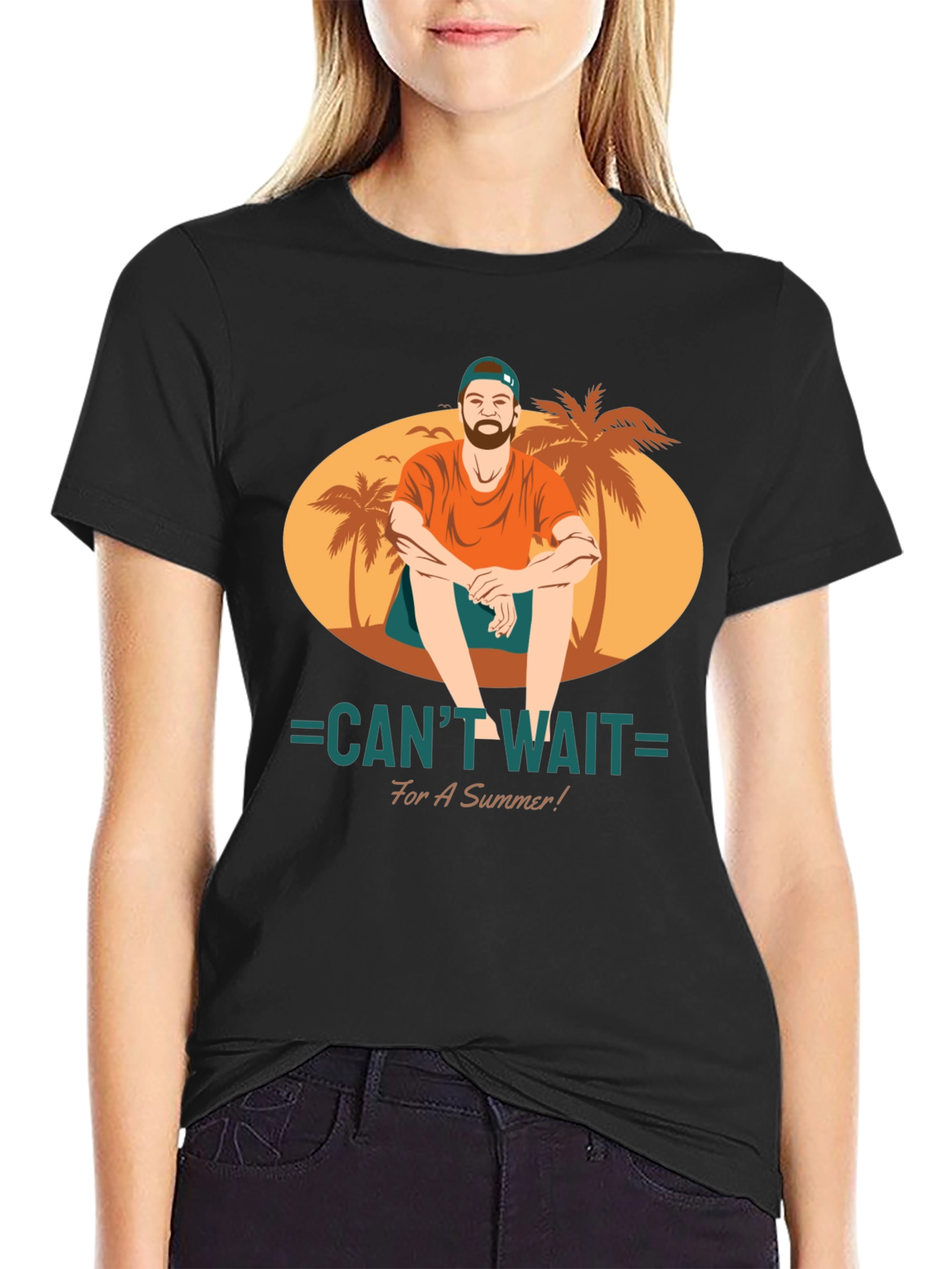 Summer Beach Vibe Graphic T-Shirt