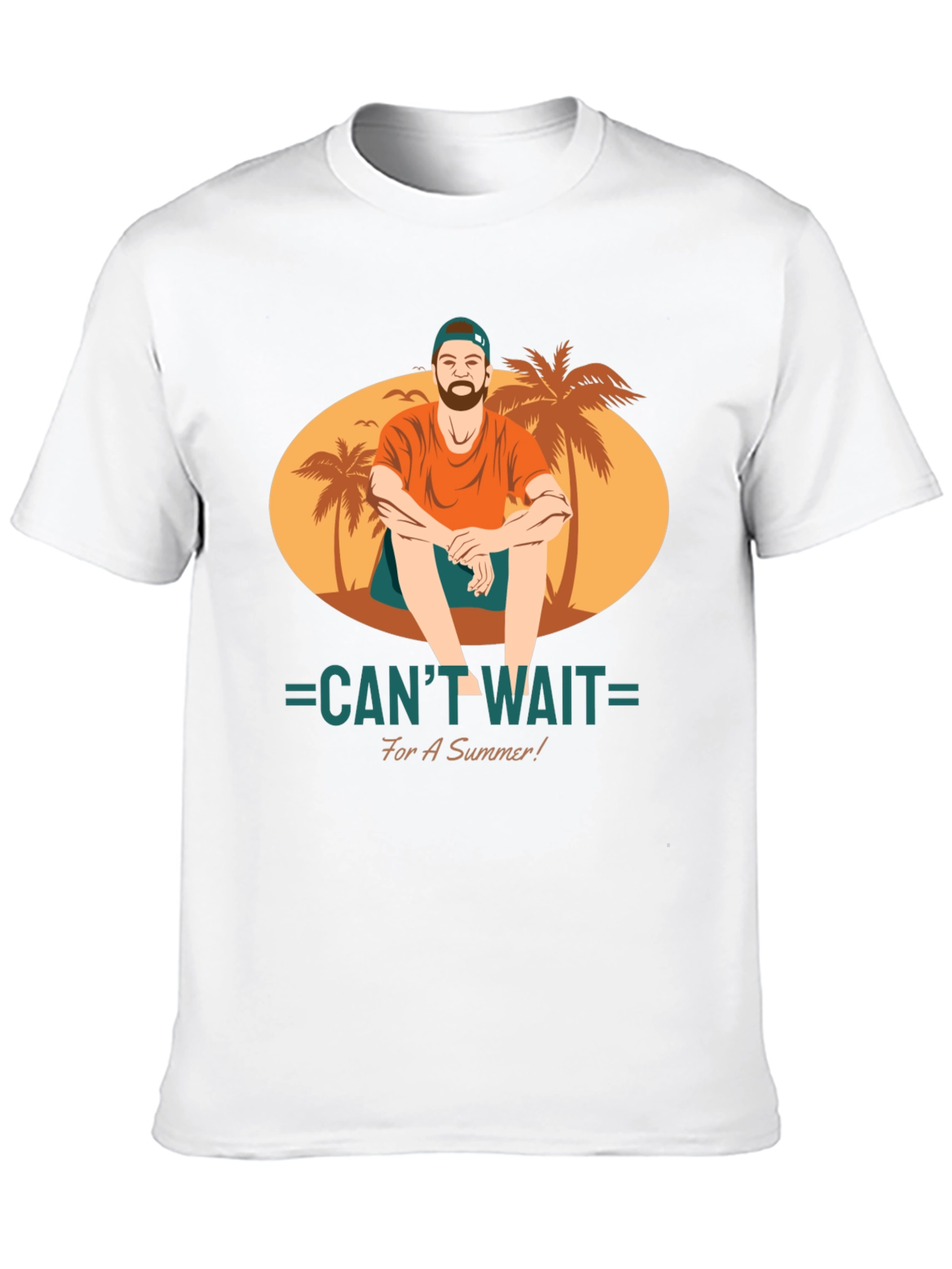 Summer Beach Vibe Graphic T-Shirt