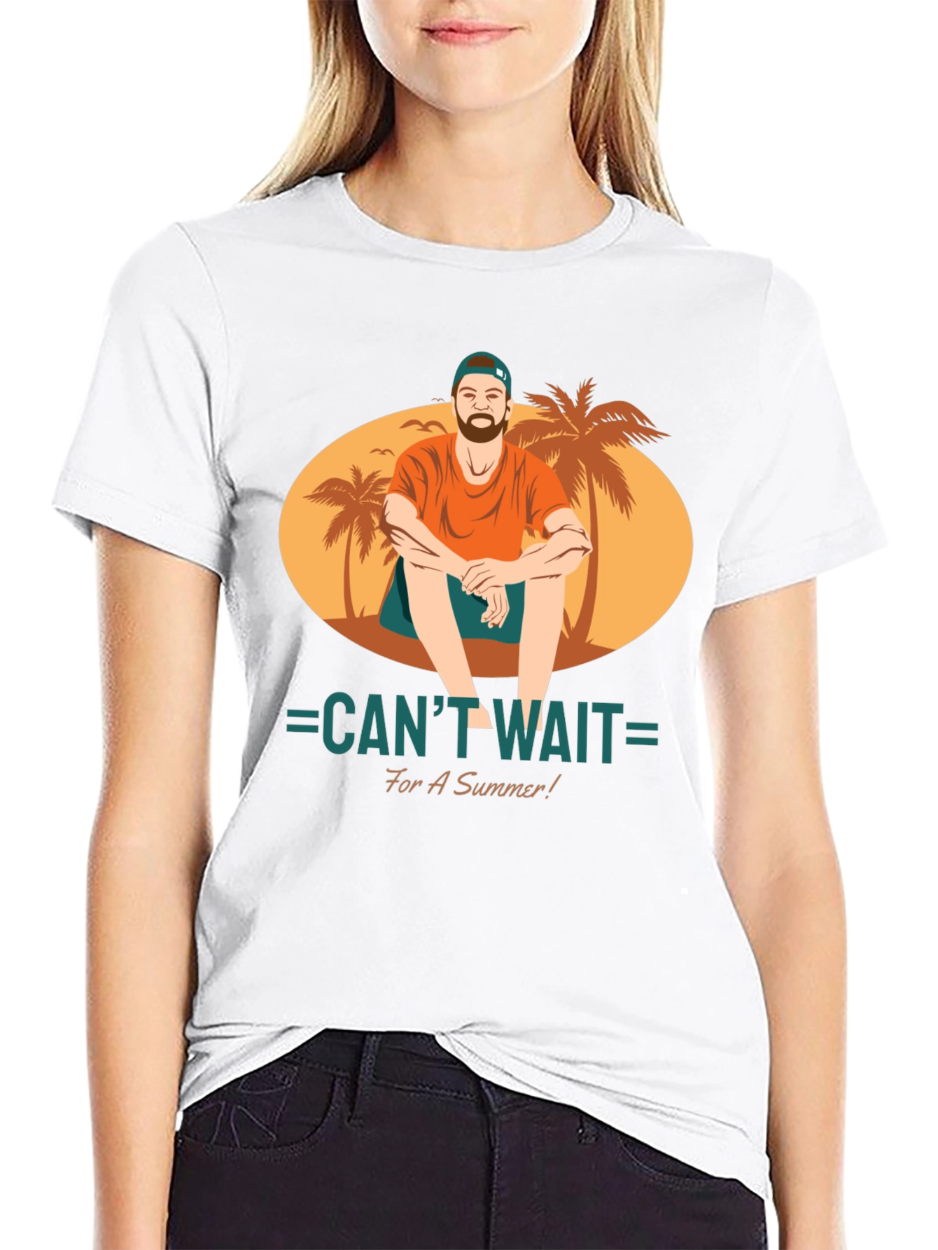 Summer Beach Vibe Graphic T-Shirt