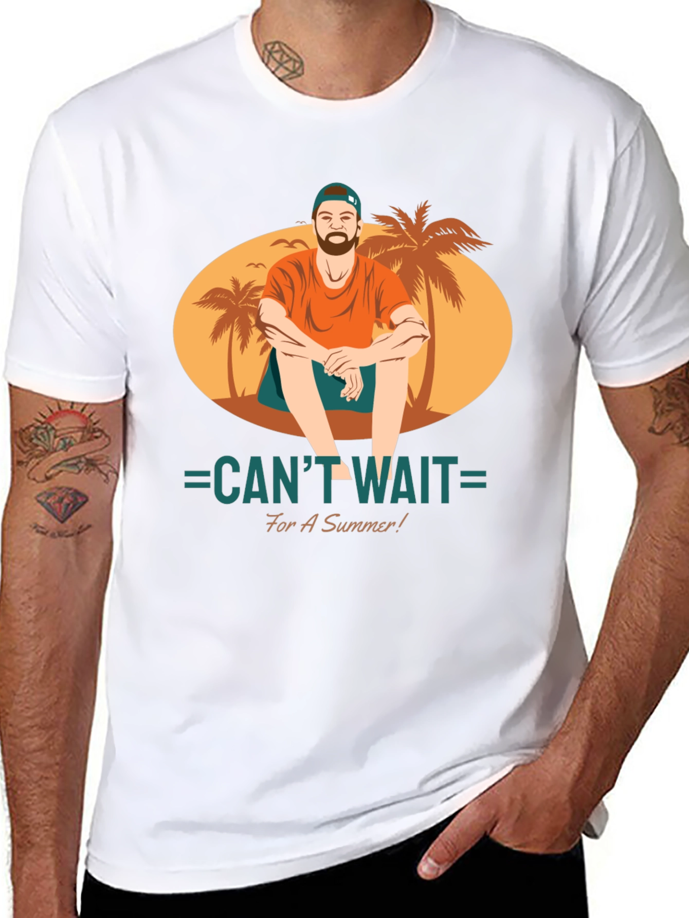 Summer Beach Vibe Graphic T-Shirt
