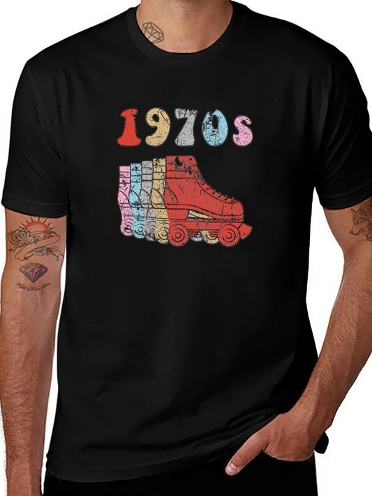 Vintage 1970s Roller Skate Graphic T-Shirt