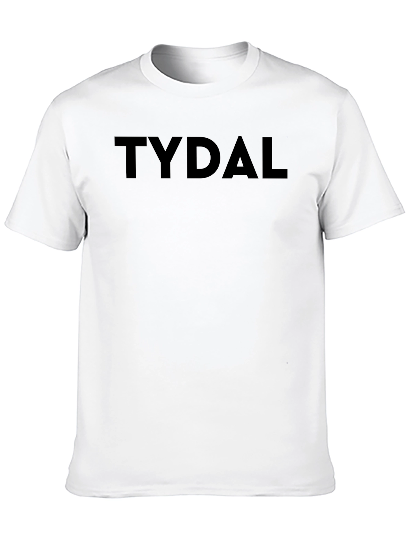TYDAL Black Cotton Graphic Tee - Casual Wear
