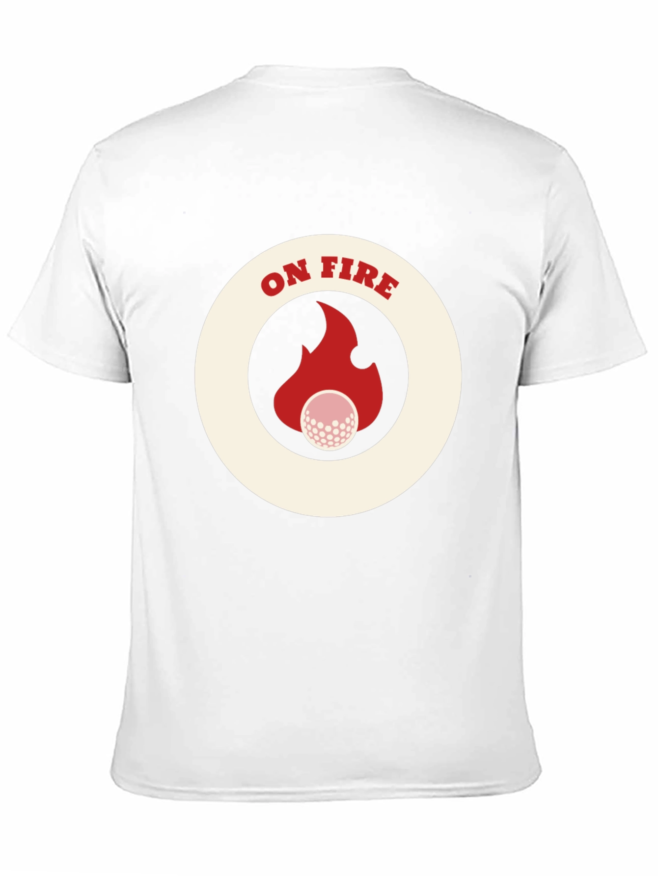 On Fire Golf T-Shirt - Novelty Tee