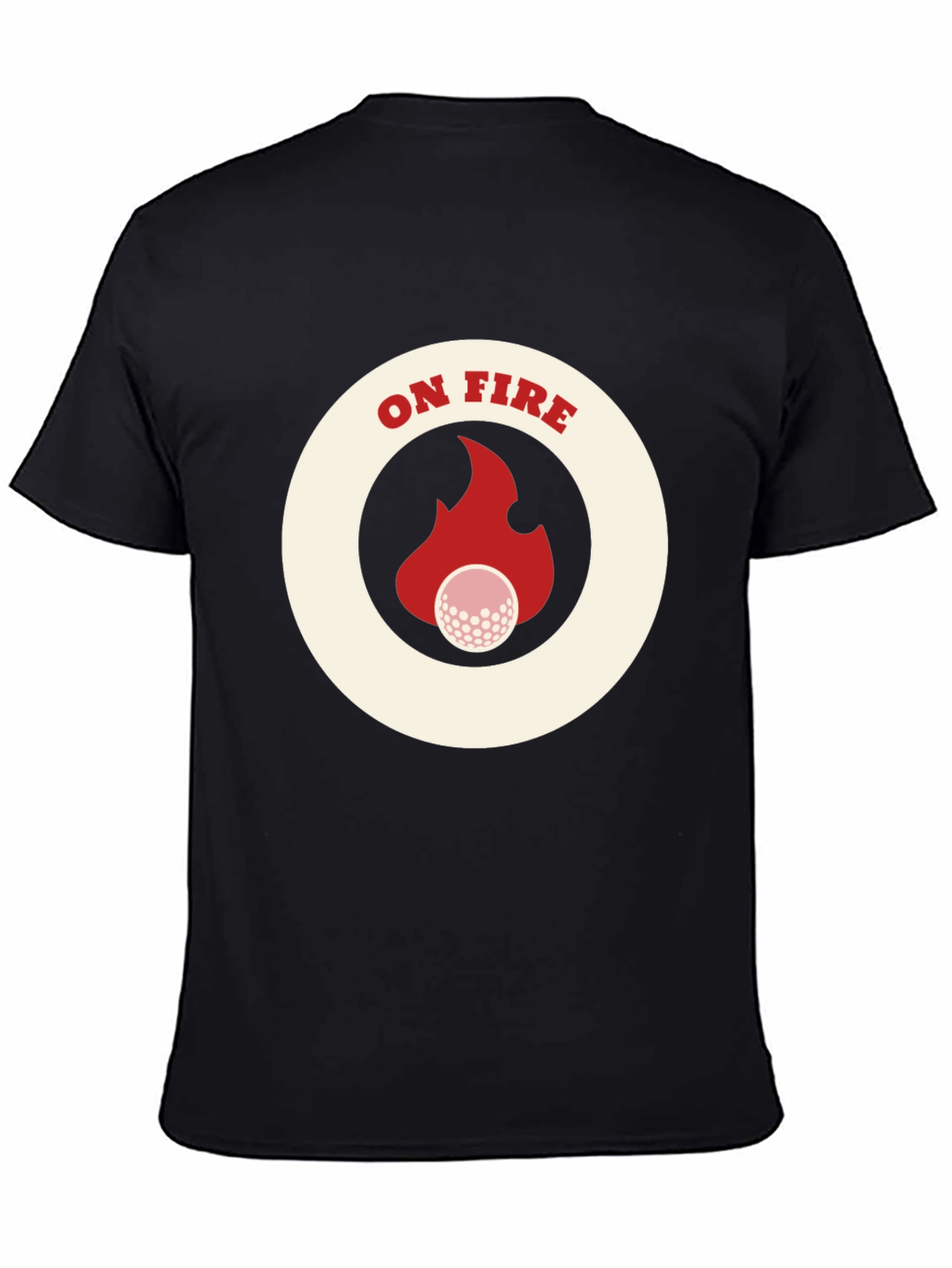 On Fire Golf T-Shirt - Novelty Tee