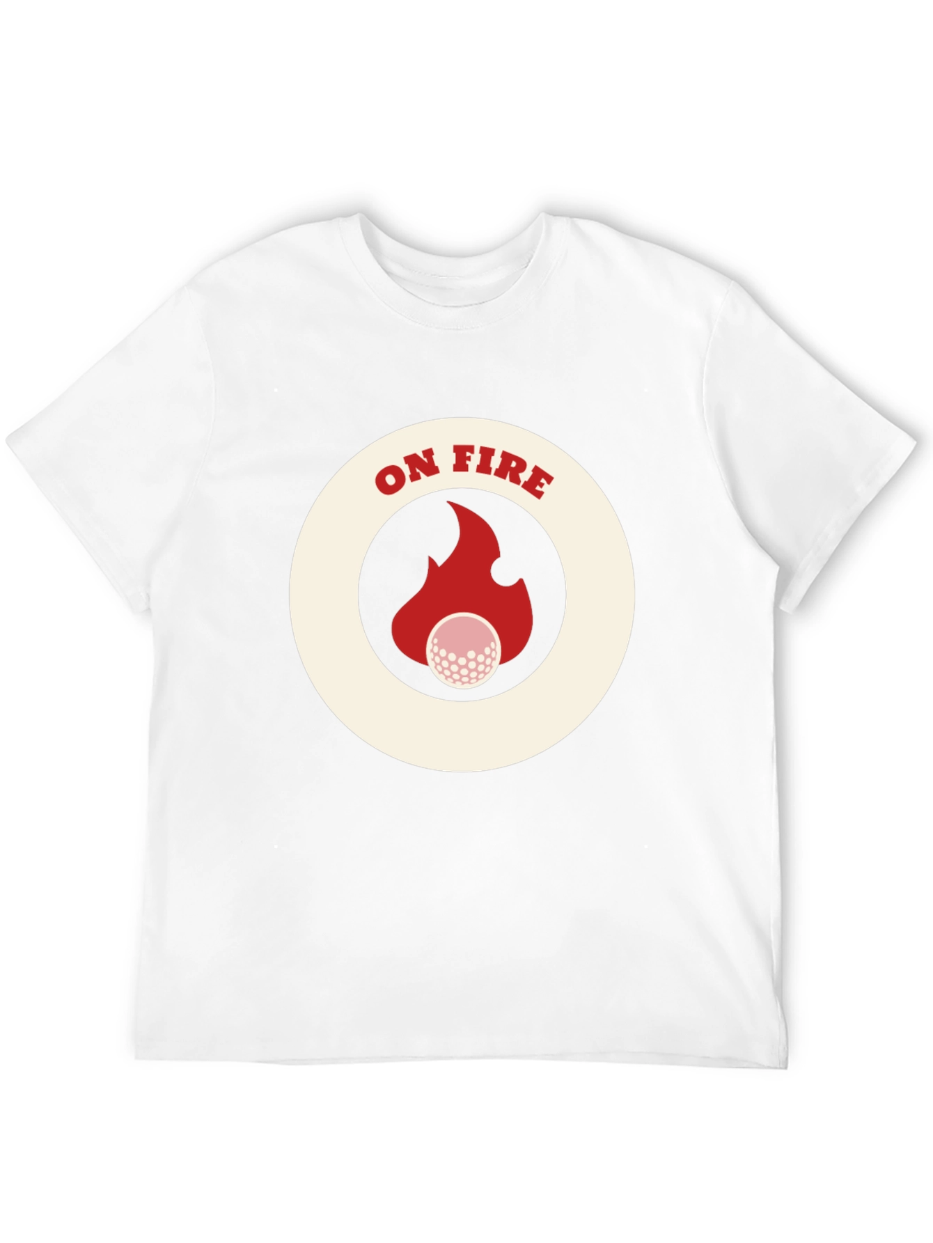 On Fire Golf T-Shirt - Novelty Tee