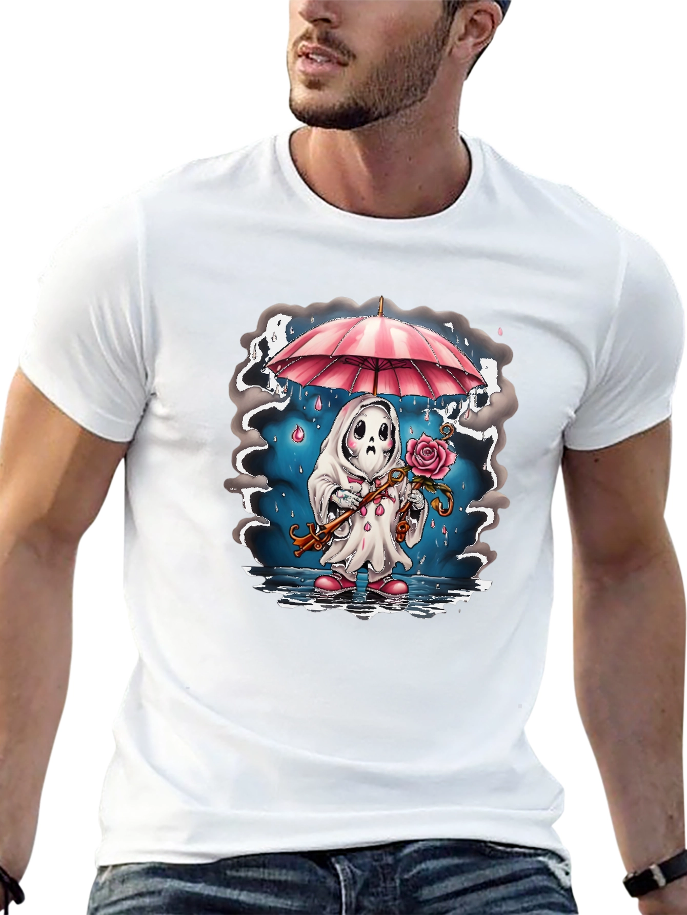 Ghost in Rain T-Shirt