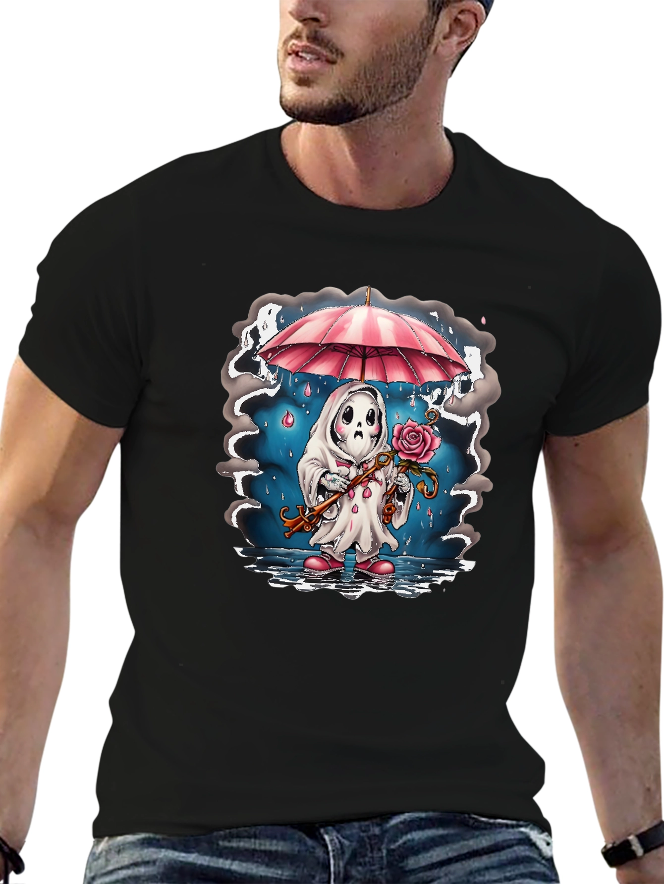 Ghost in Rain T-Shirt