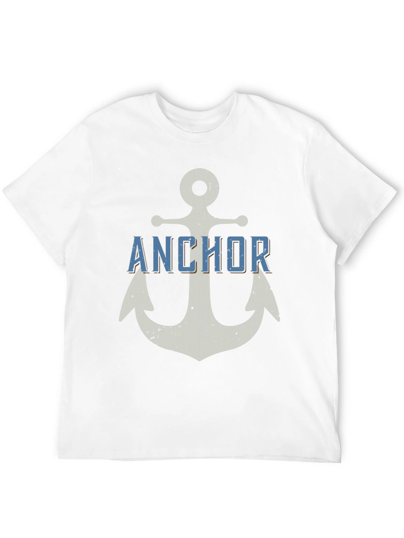 Anchor Graphic T-Shirt - Black Cotton Tee