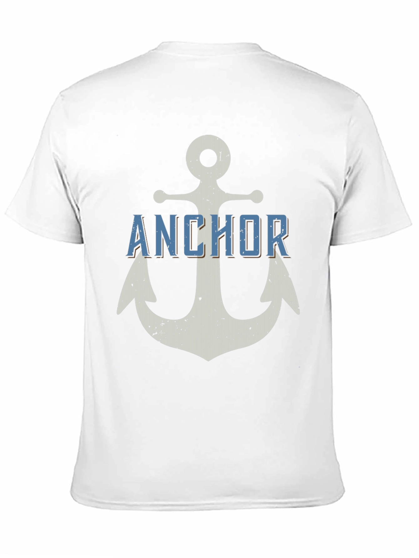 Anchor Graphic T-Shirt - Black Cotton Tee