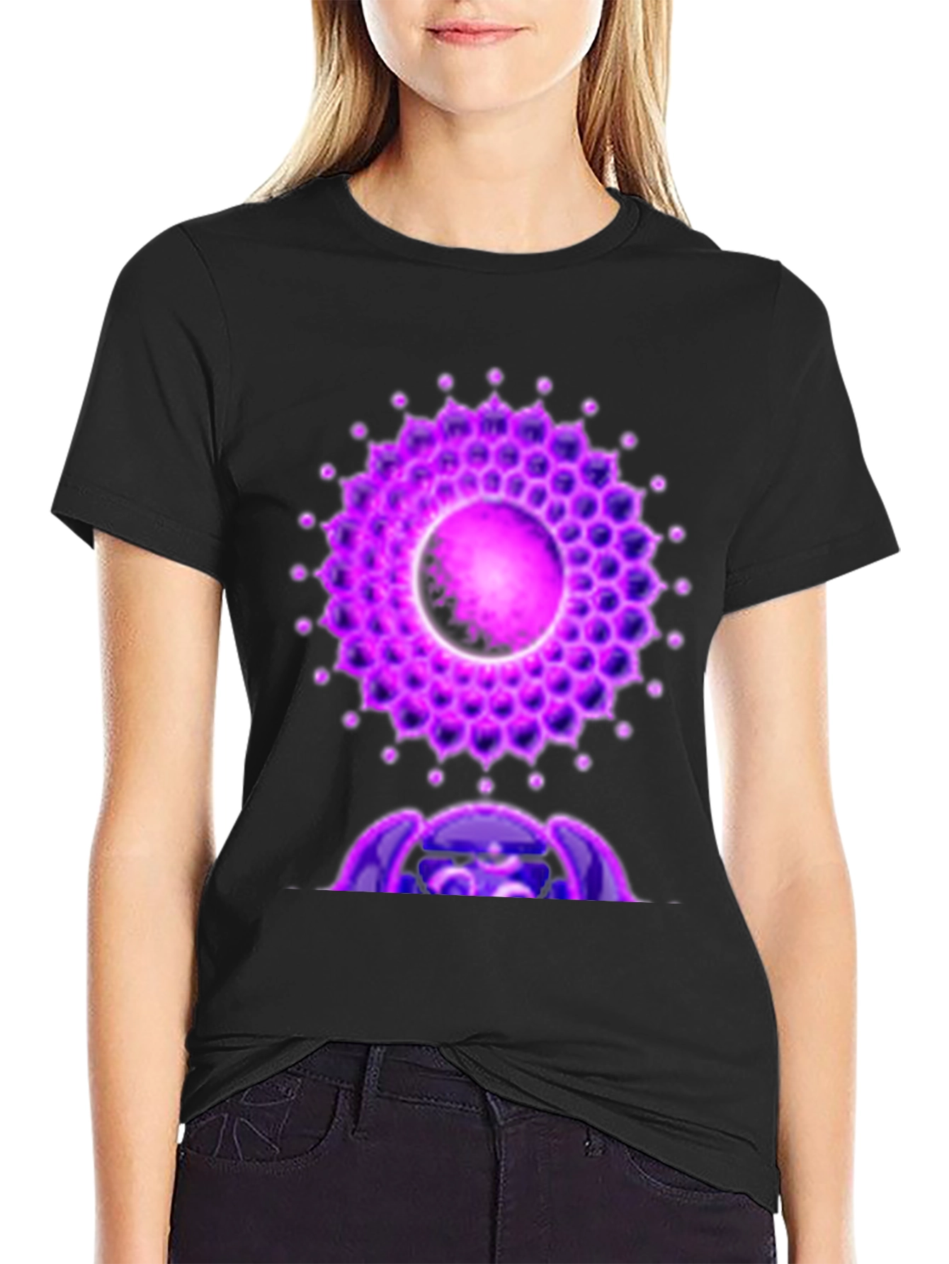 Crown Chakra T-Shirt - Spiritual Symbol Design