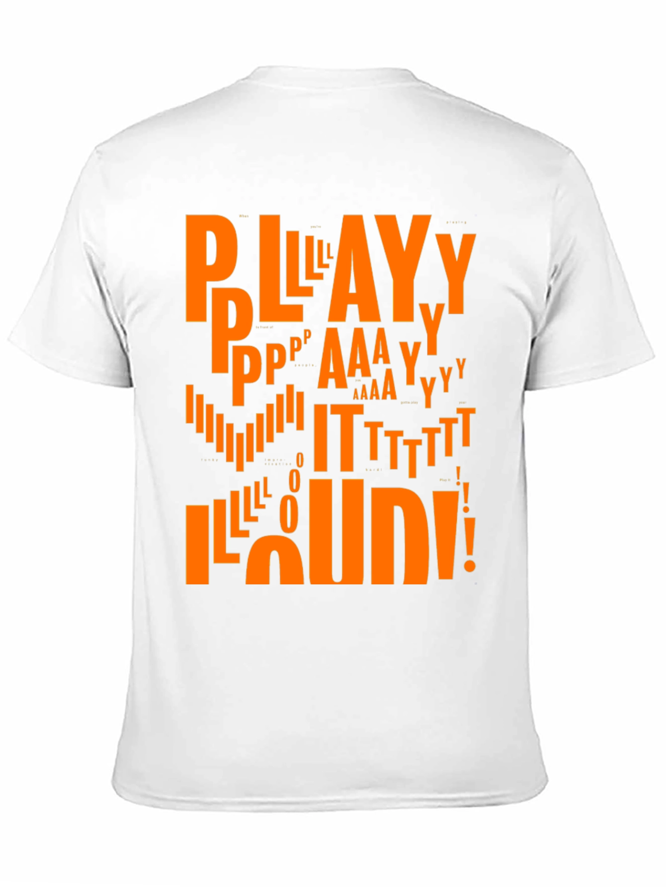 Play It Loud Graphic Tee - Black Cotton T-Shirt