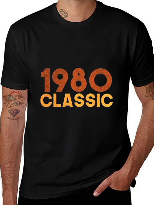 1980 Classic Graphic Tee - Vintage Style