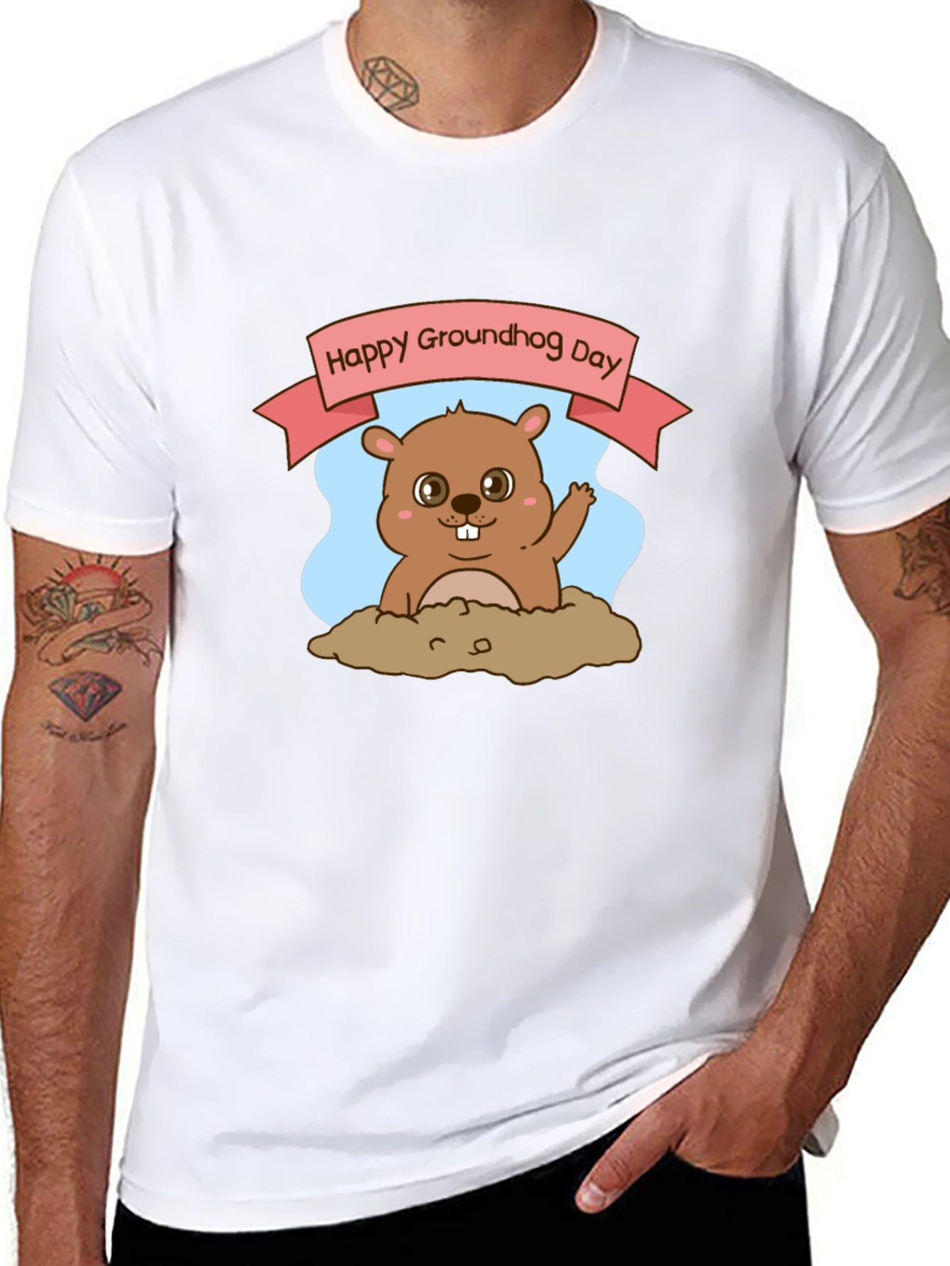 Happy Groundhog Day Graphic Tee