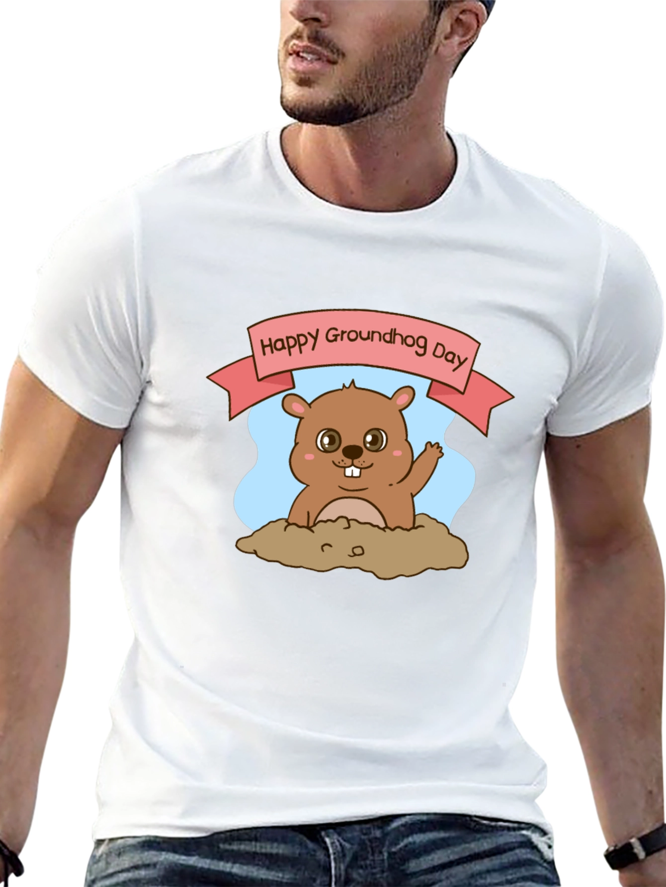 Happy Groundhog Day Graphic Tee