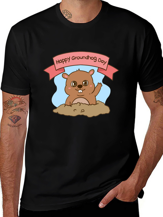 Happy Groundhog Day Graphic Tee