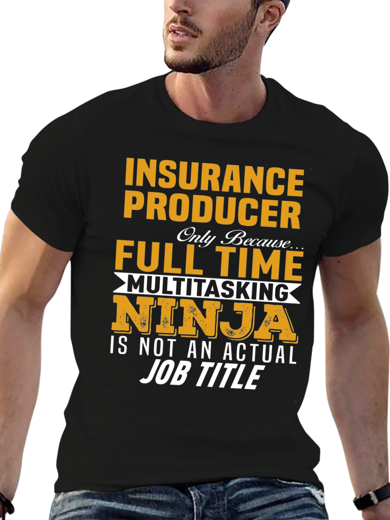 Insurance Producer Full Time Ninja T-Shirt