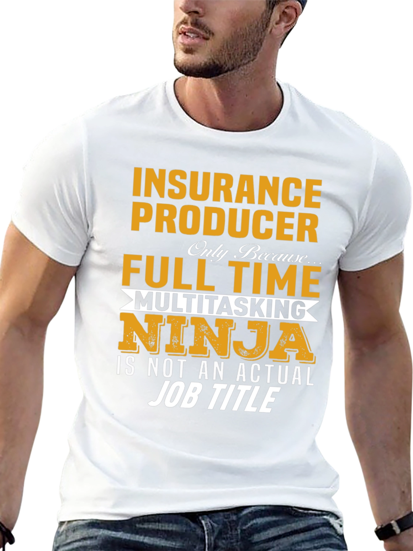Insurance Producer Full Time Ninja T-Shirt