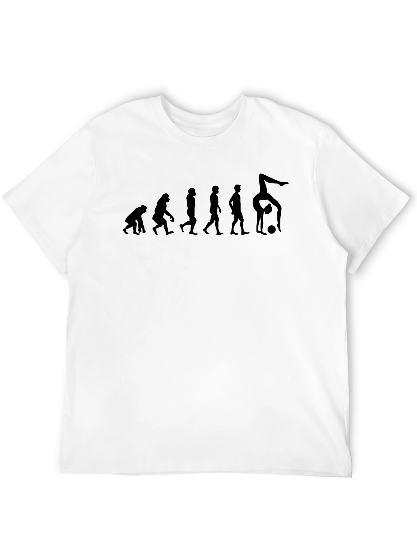 Evolution of Volleyball Black T-Shirt