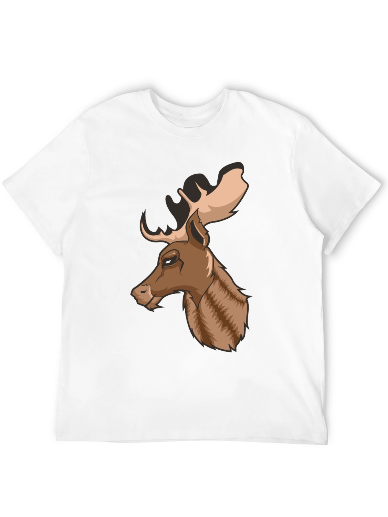 Cool Moose Graphic Tee - Mens Black T-Shirt