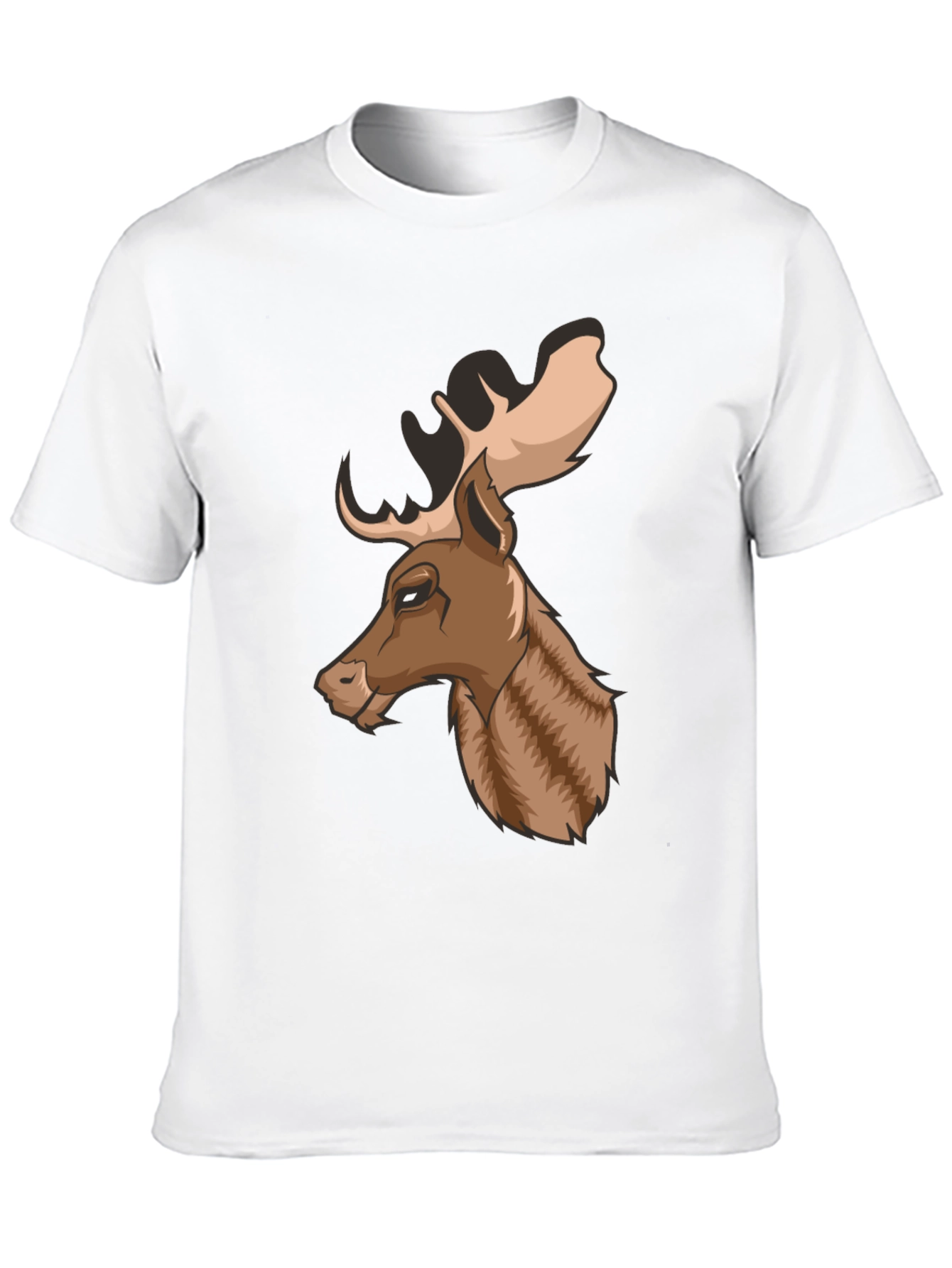 Cool Moose Graphic Tee - Mens Black T-Shirt