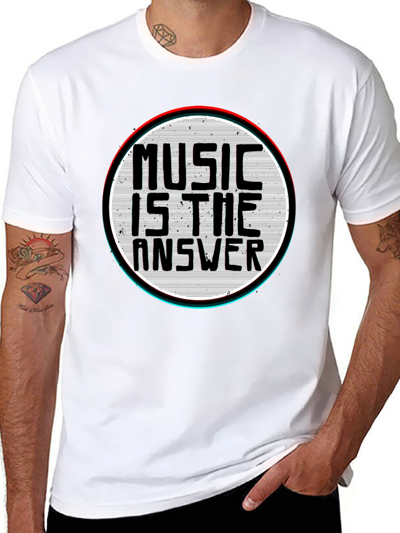 Music Is The Answer T-Shirt - Graphic Tee