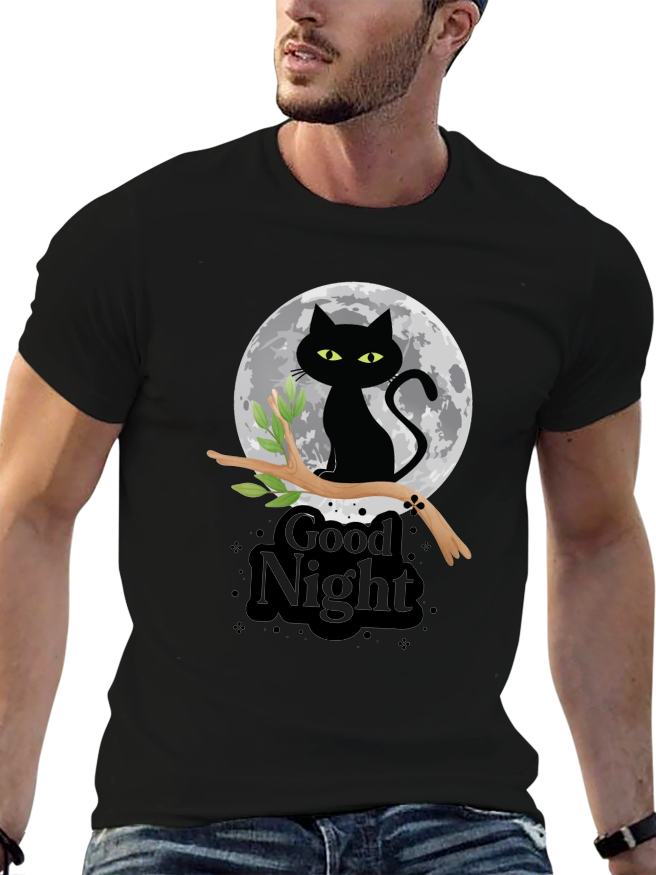 Good Night Cat T-Shirt