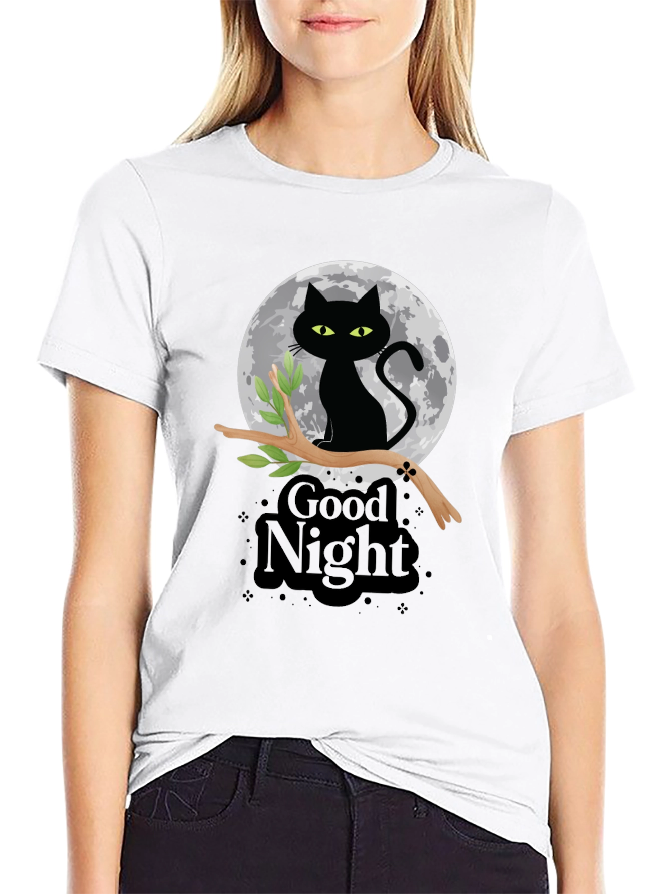 Good Night Cat T-Shirt
