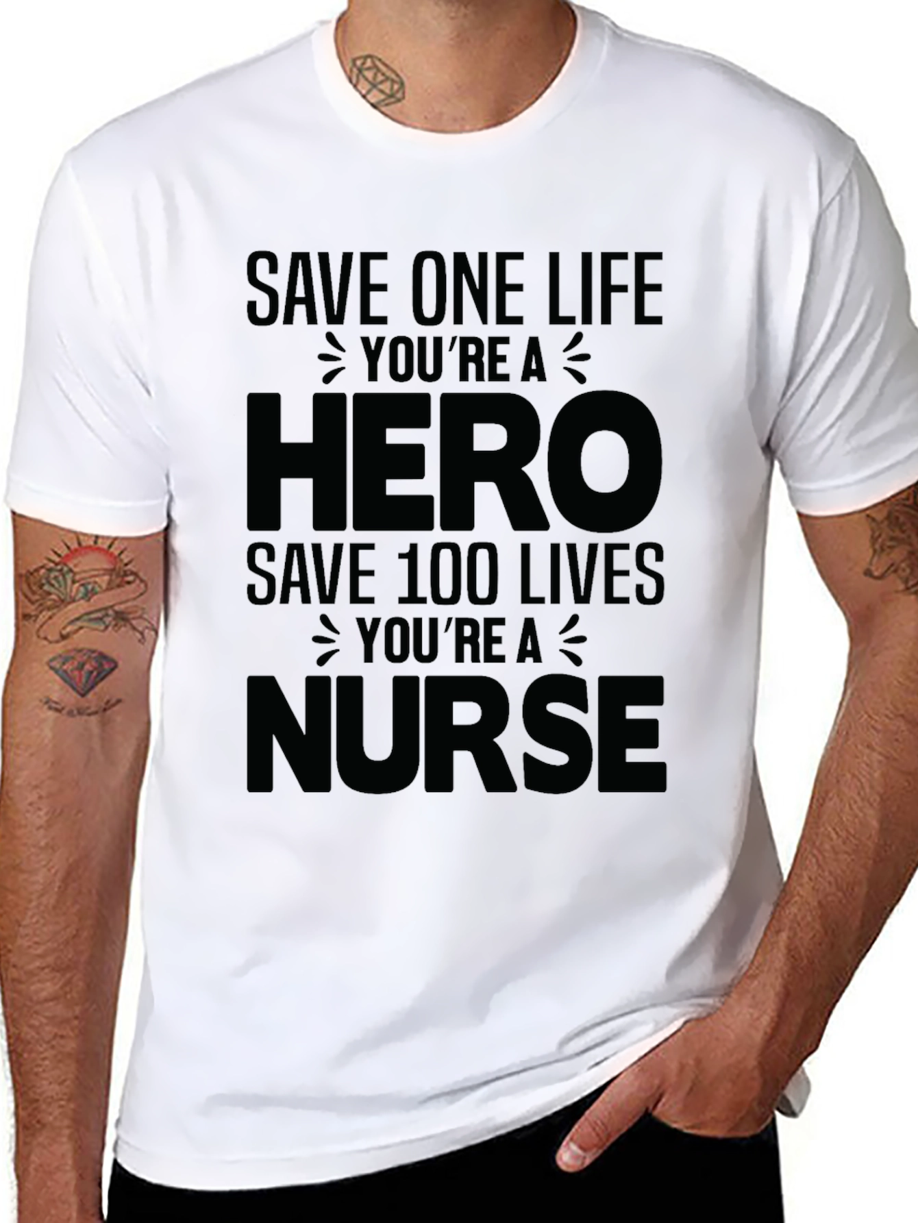 Nurse Hero Graphic Tee - Unisex