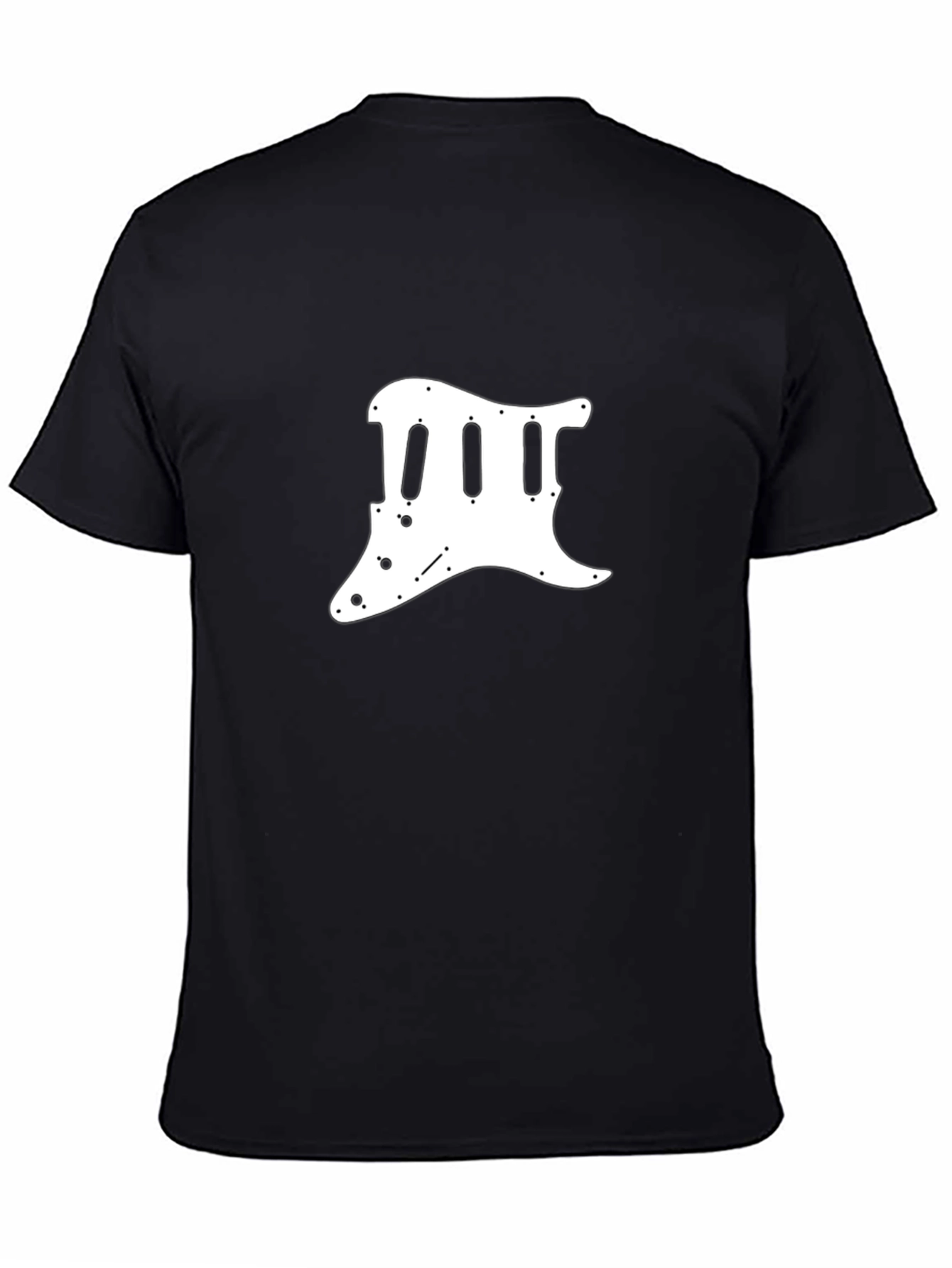Guitar Pickguard T-Shirt - Black