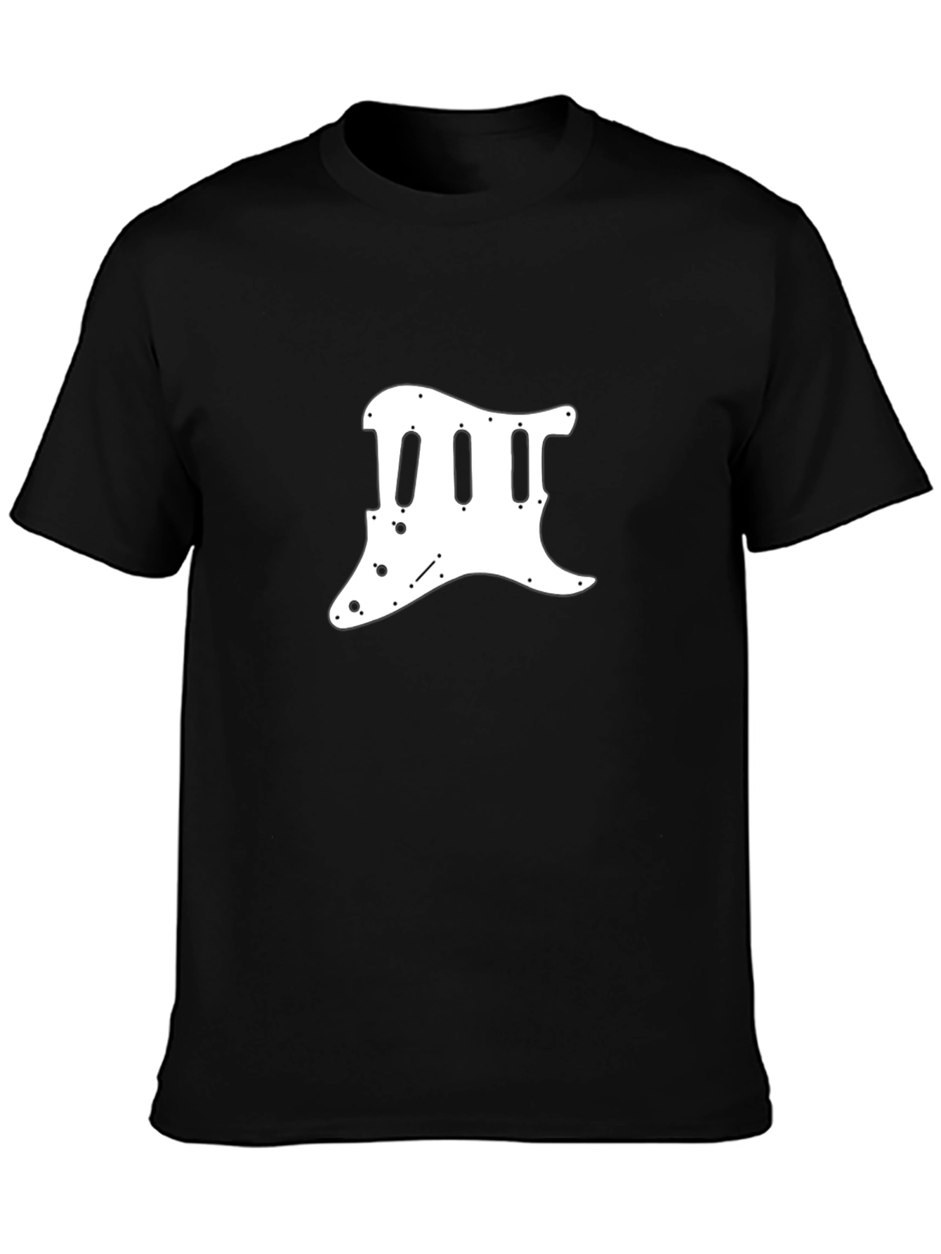 Guitar Pickguard T-Shirt - Black
