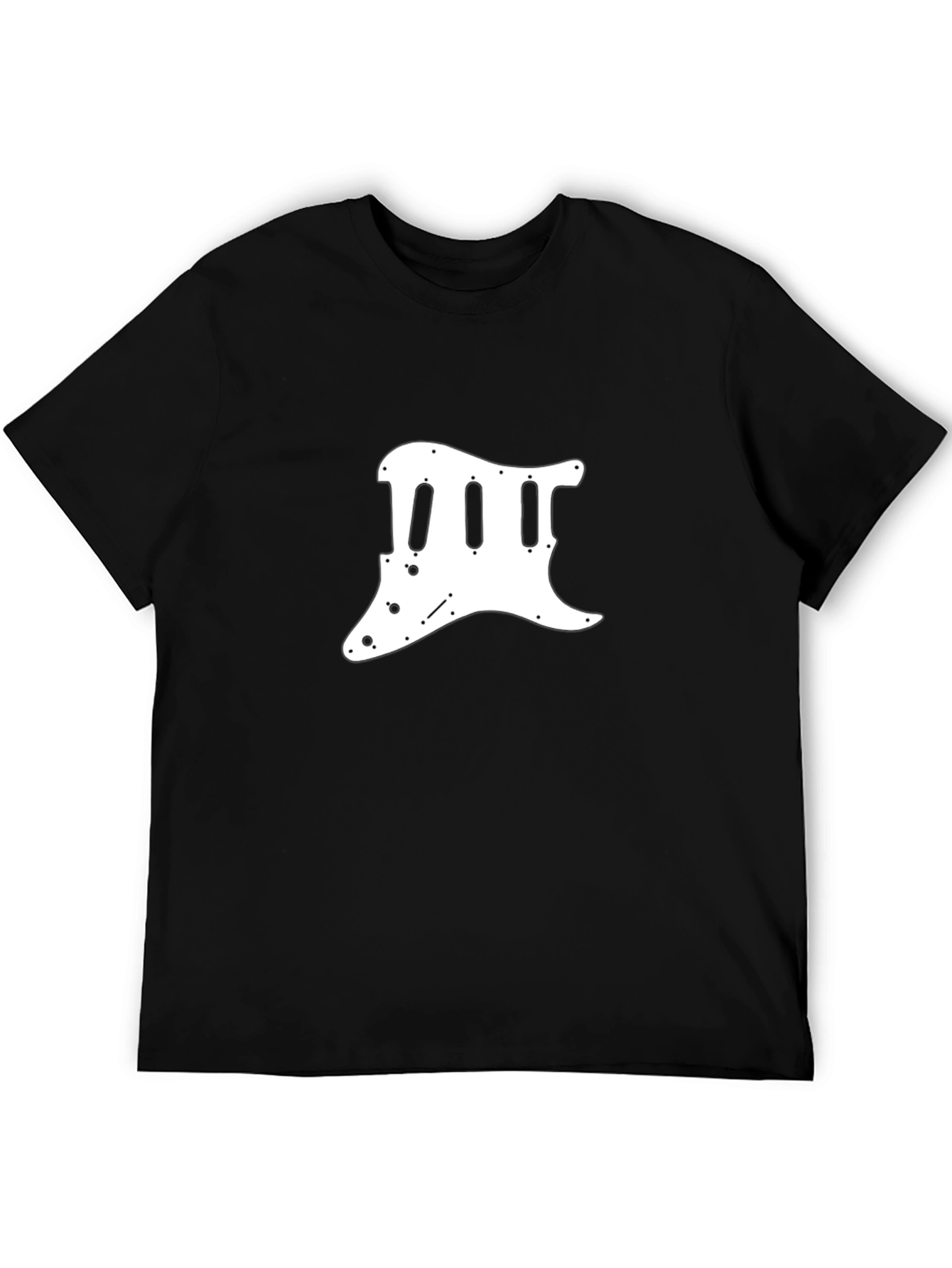 Guitar Pickguard T-Shirt - Black