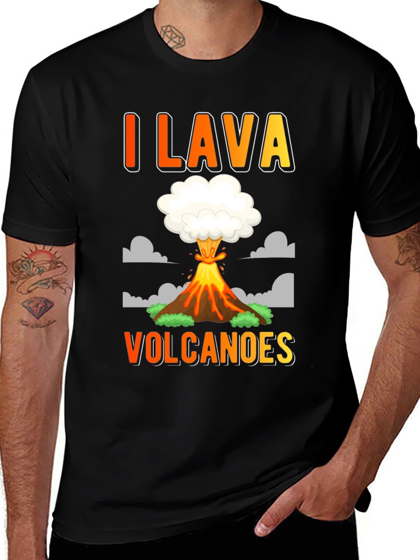 I Lava Volcanoes Graphic T-Shirt