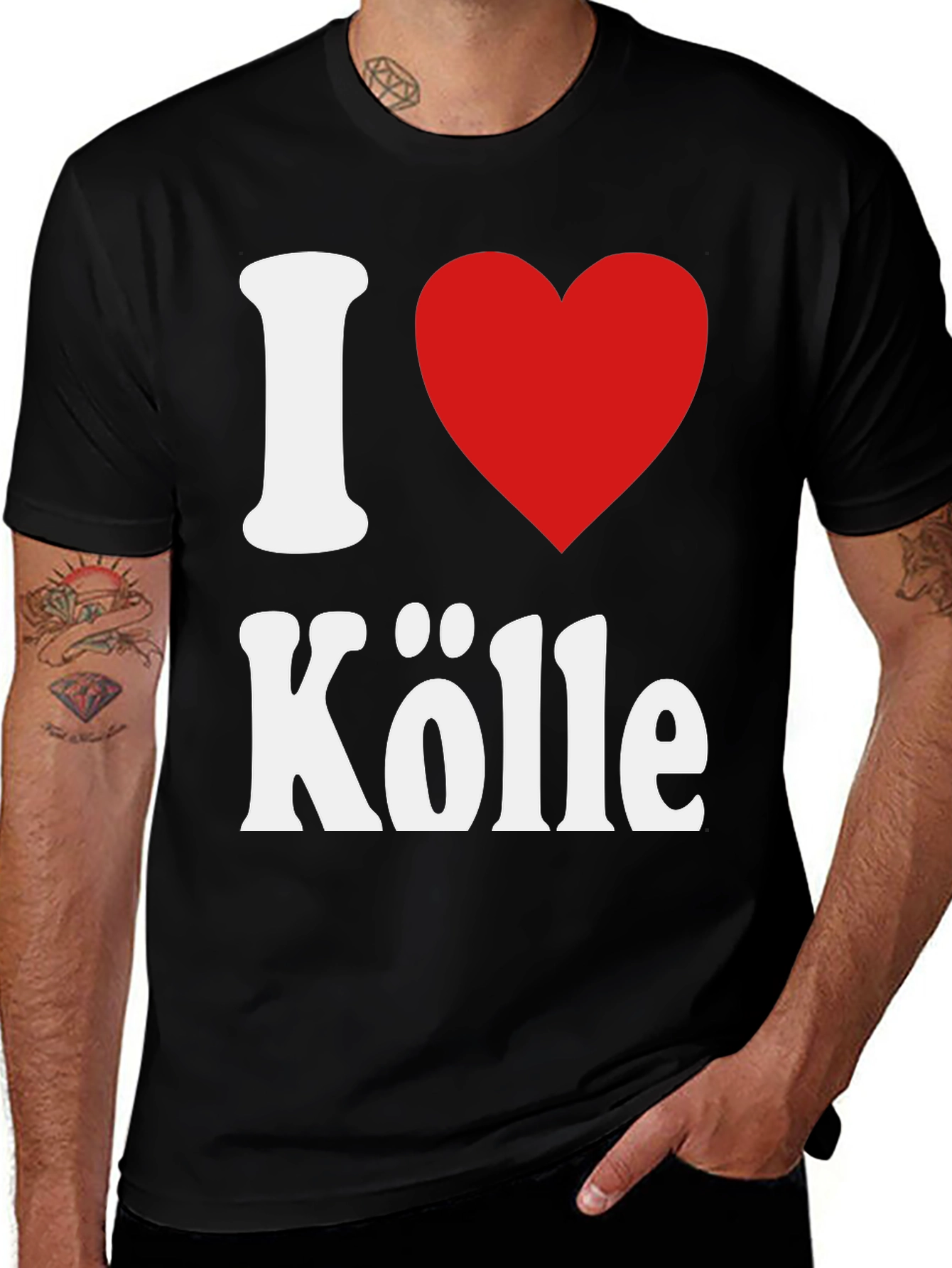 I Heart Kölle Black T-Shirt