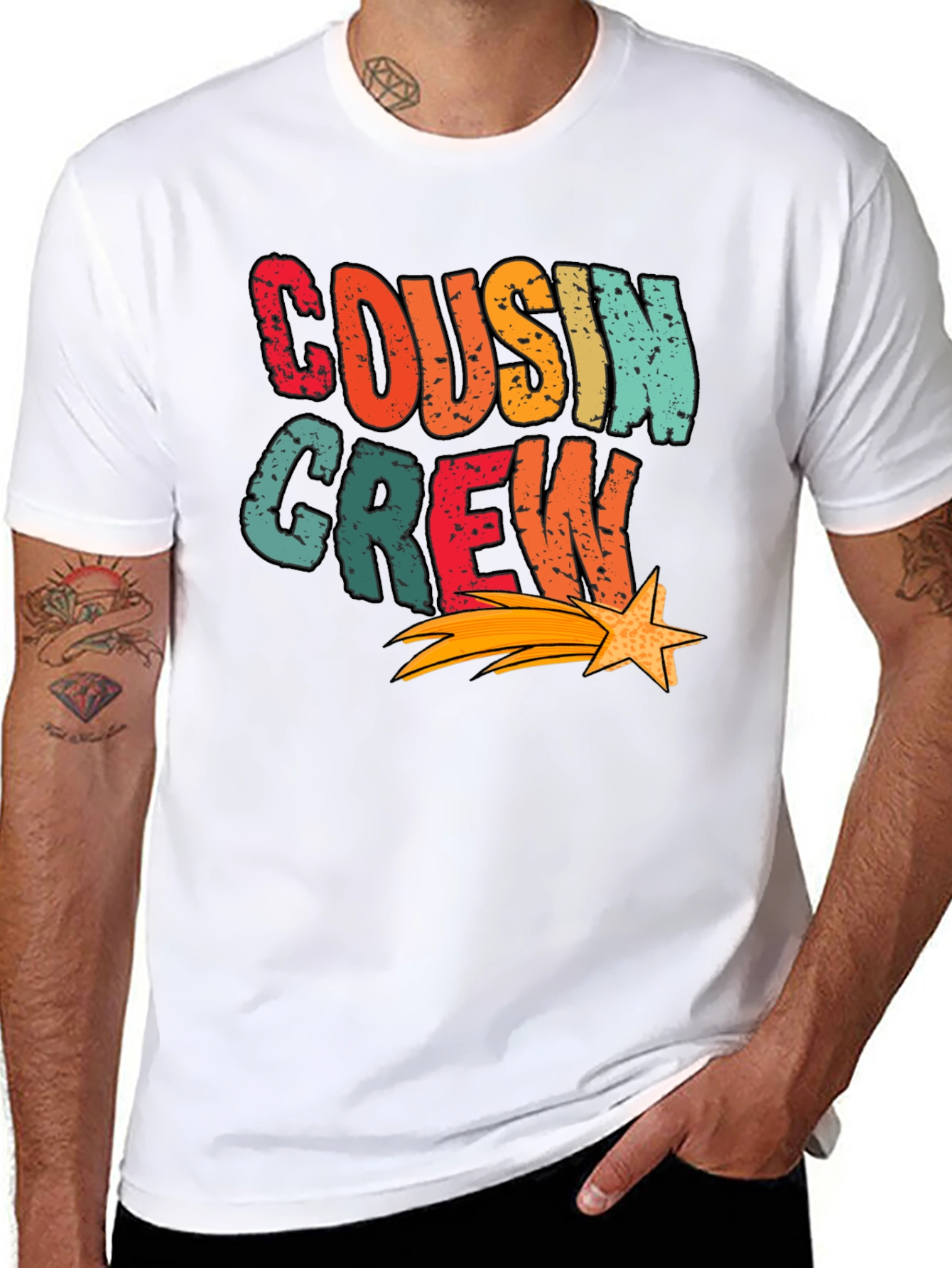 Cousin Crew Retro Graphic T-Shirt