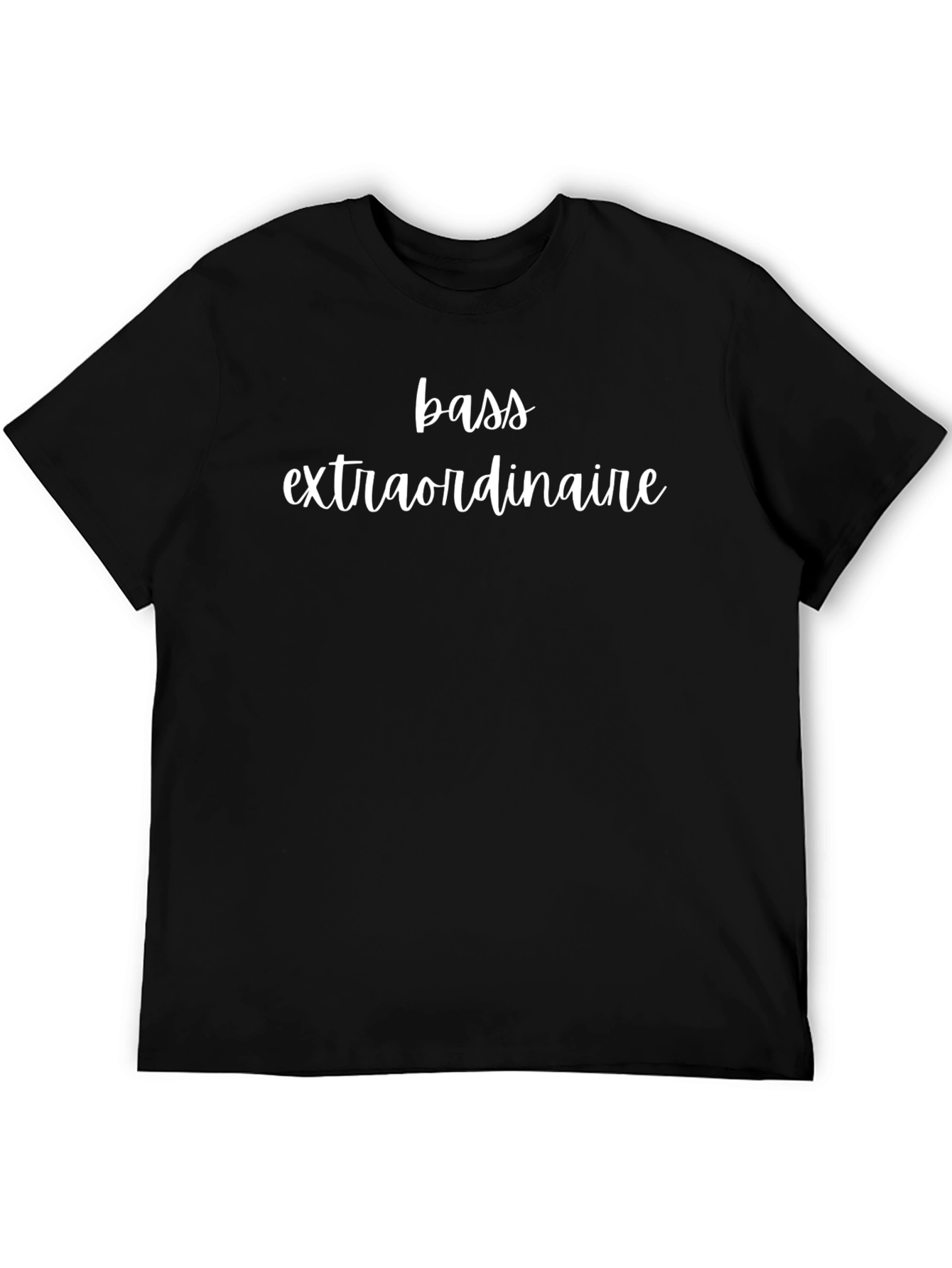 Bass Extraordinaire Black Graphic T-Shirt