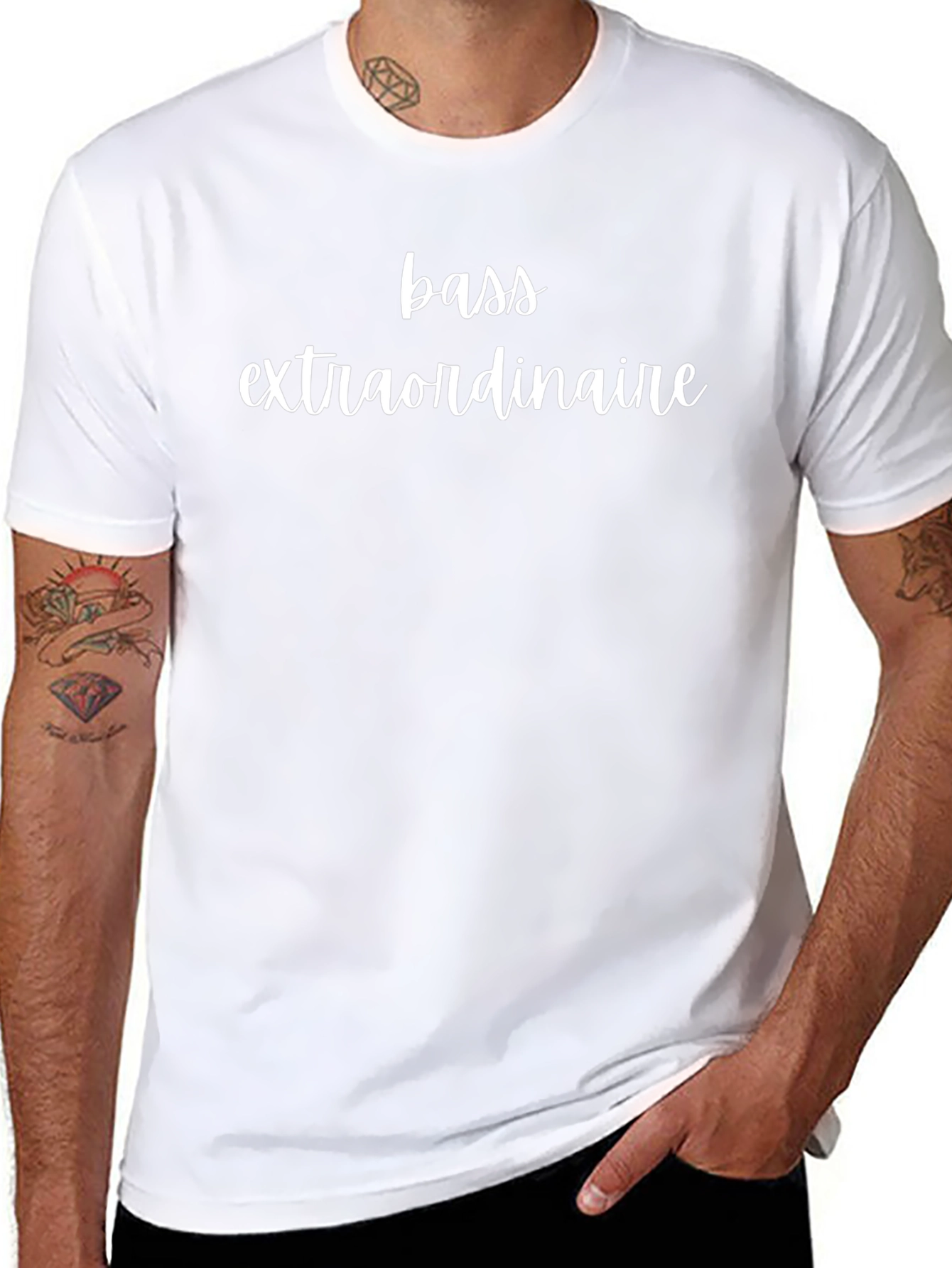 Bass Extraordinaire Black Graphic T-Shirt