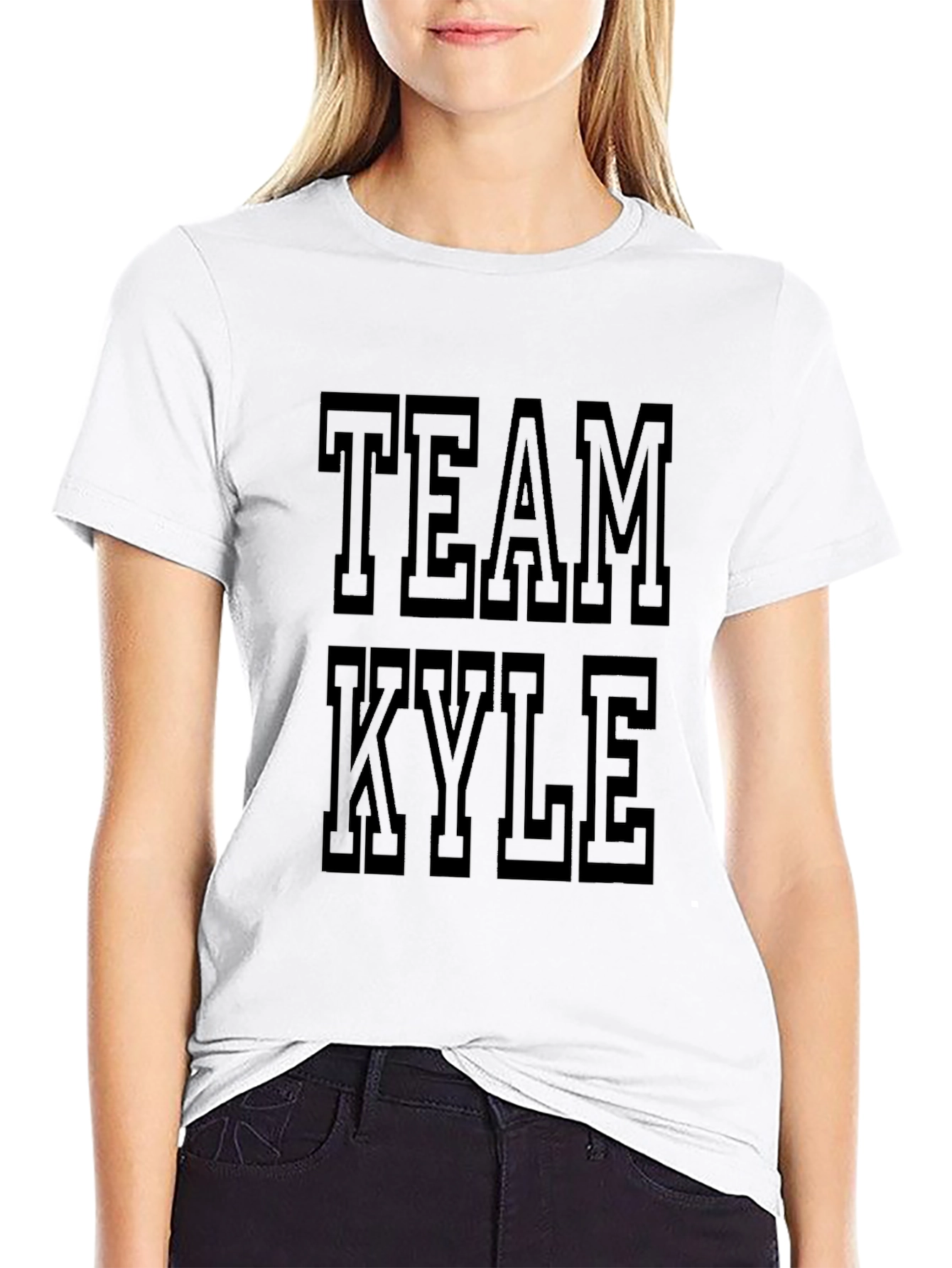 Team Kyle Black Graphic T-Shirt