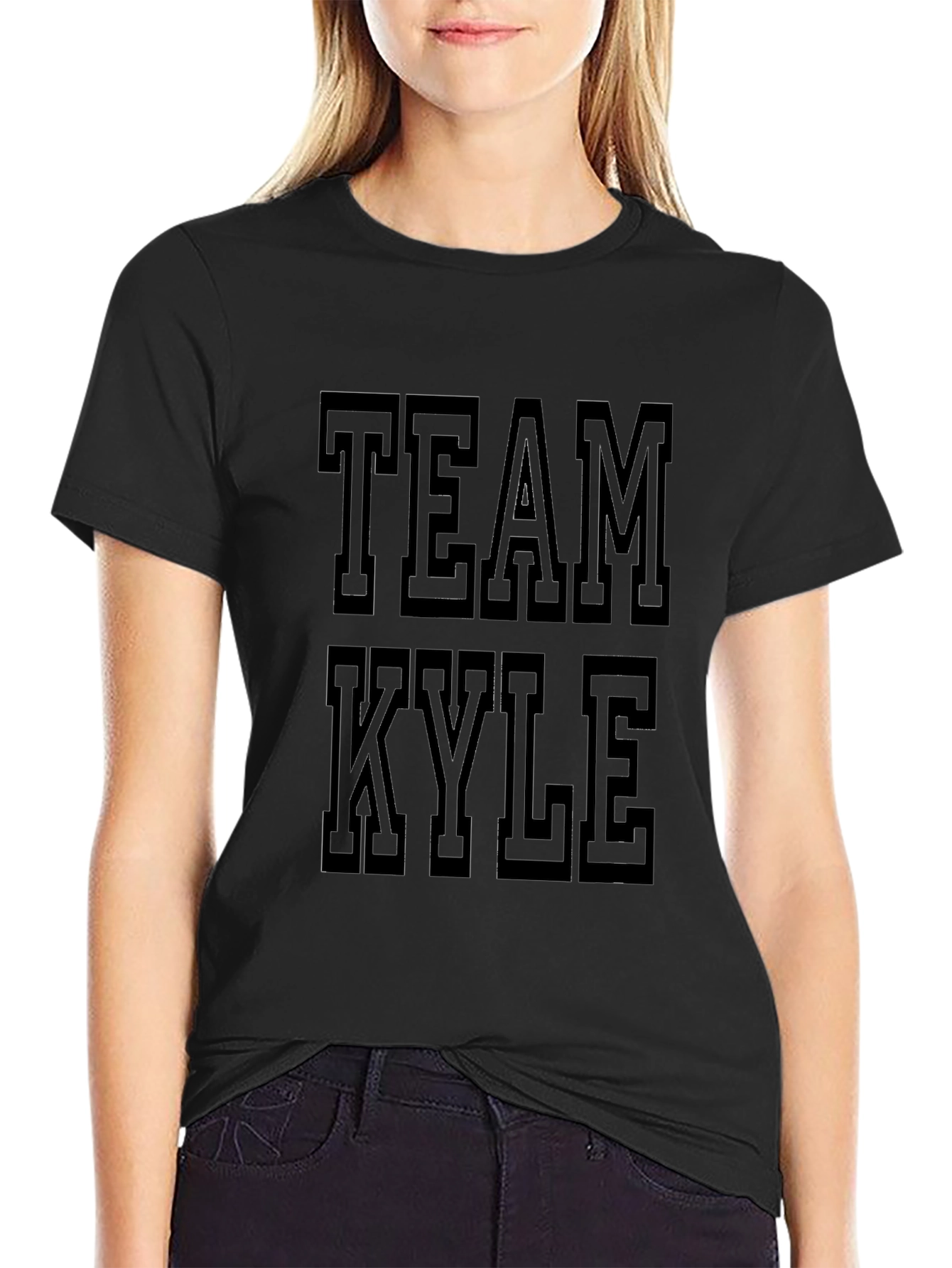 Team Kyle Black Graphic T-Shirt