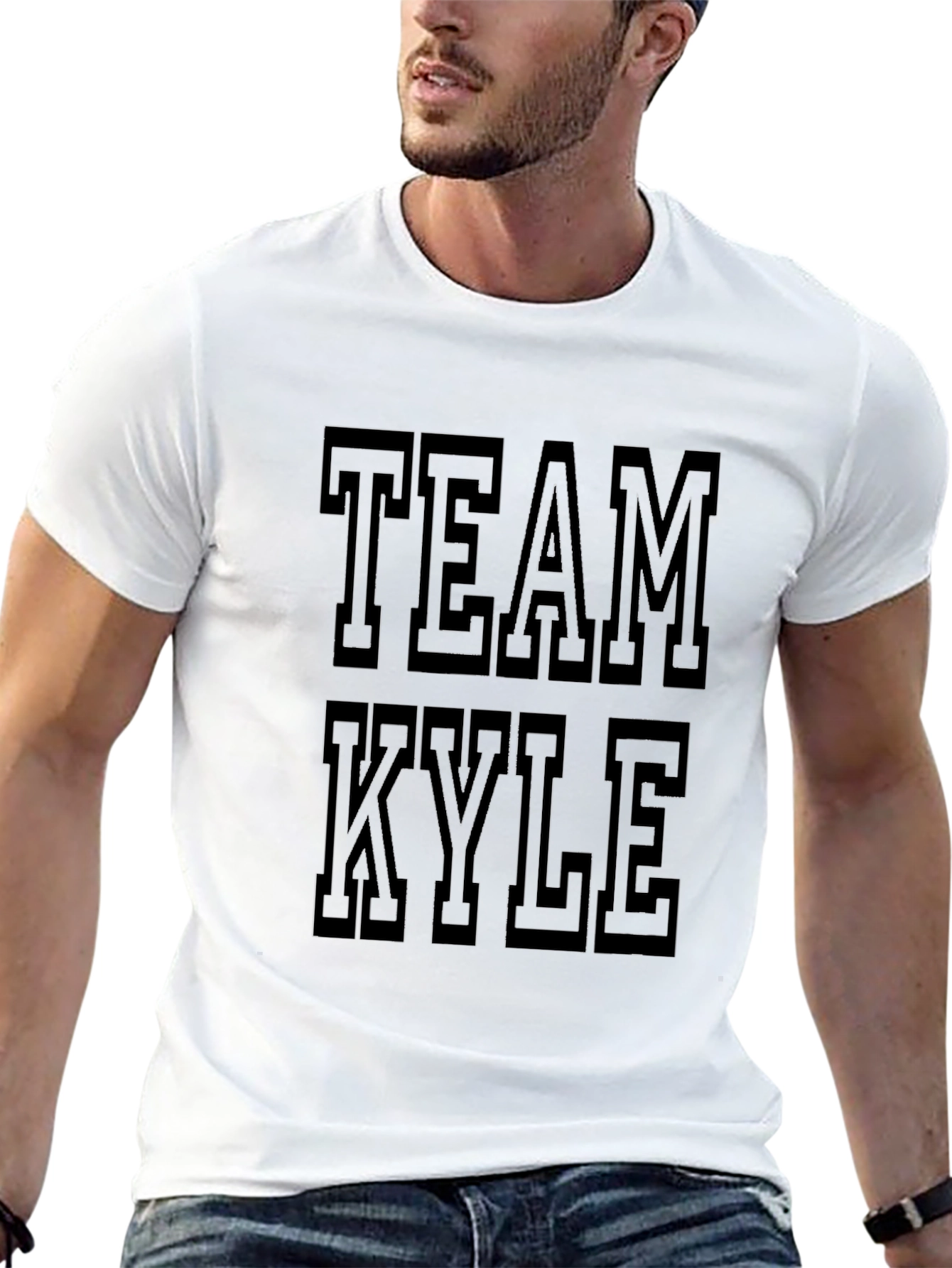 Team Kyle Black Graphic T-Shirt