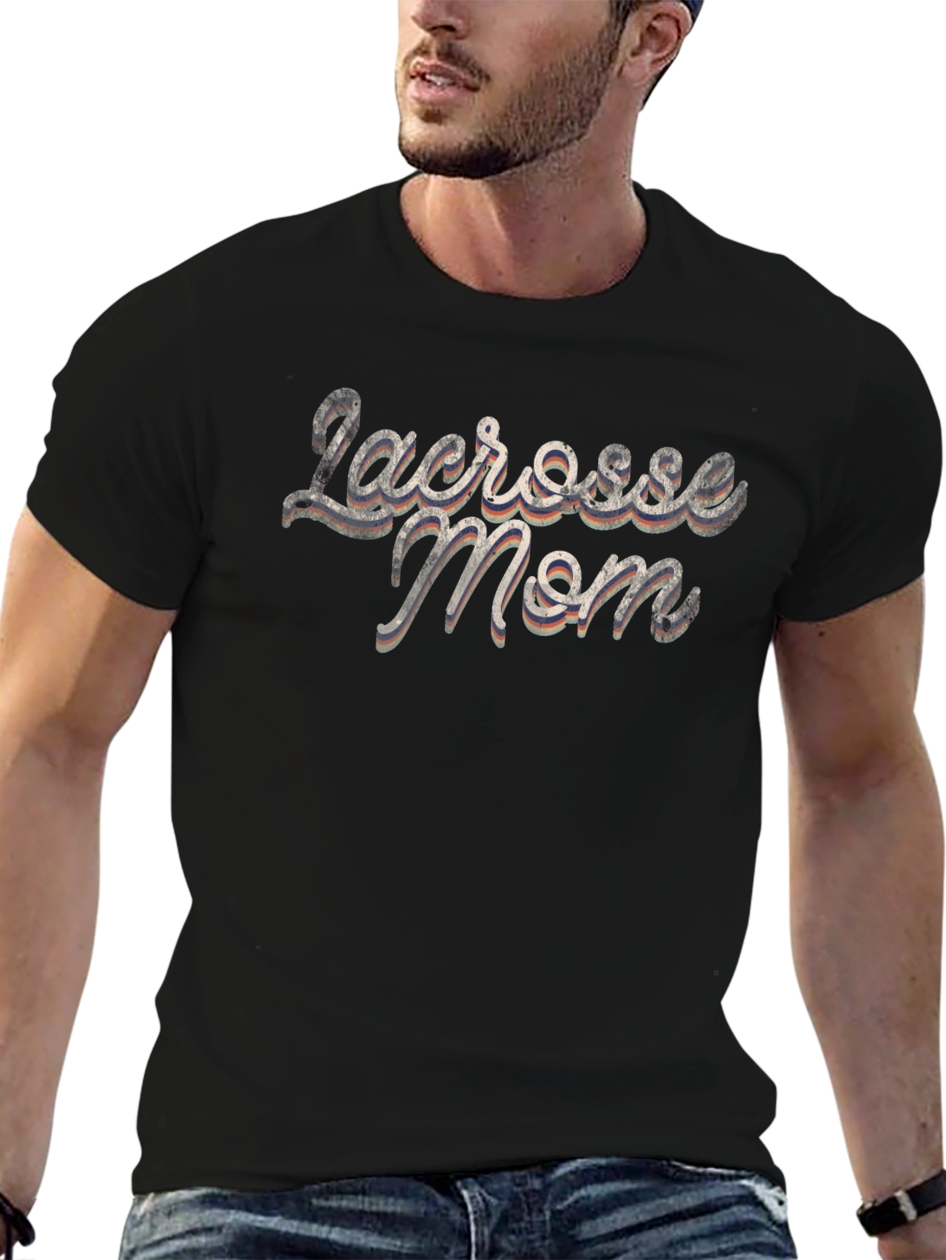Lacrosse Mom Graphic Tee - Sporty Comfort