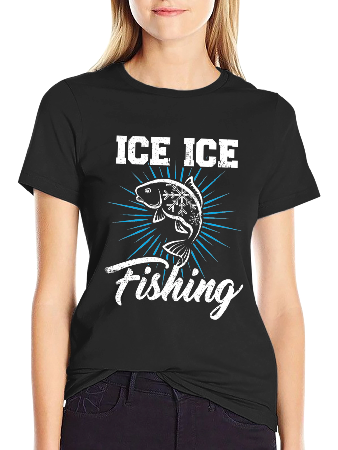 Ice Ice Fishing T-Shirt