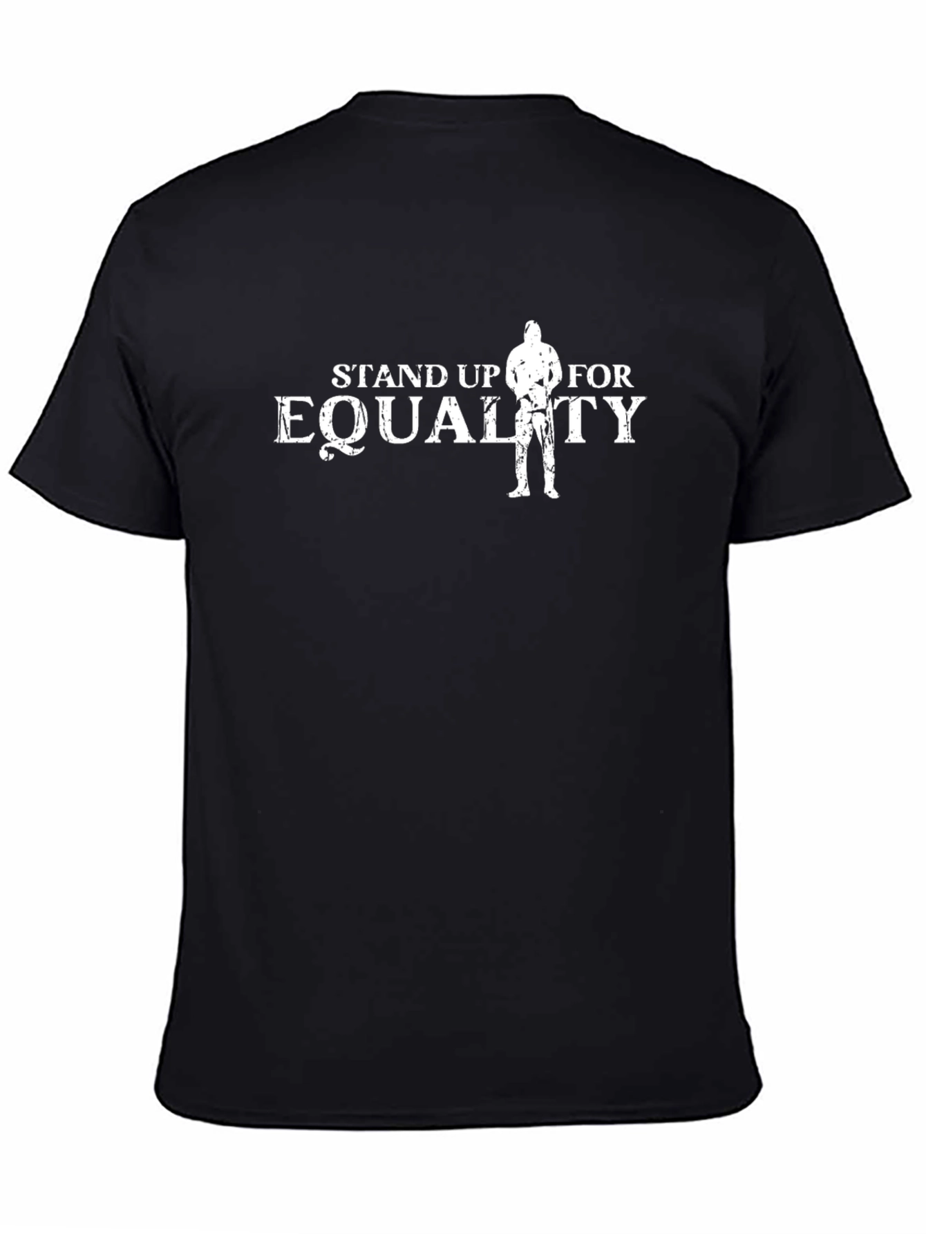Stand Up For Equality Black Graphic T-Shirt