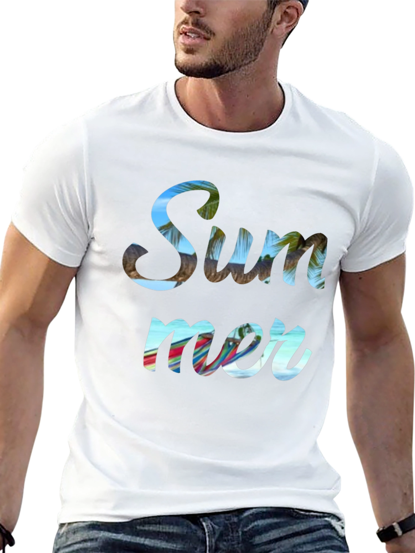 Summer Graphic Tee - Beach Vibes T-Shirt