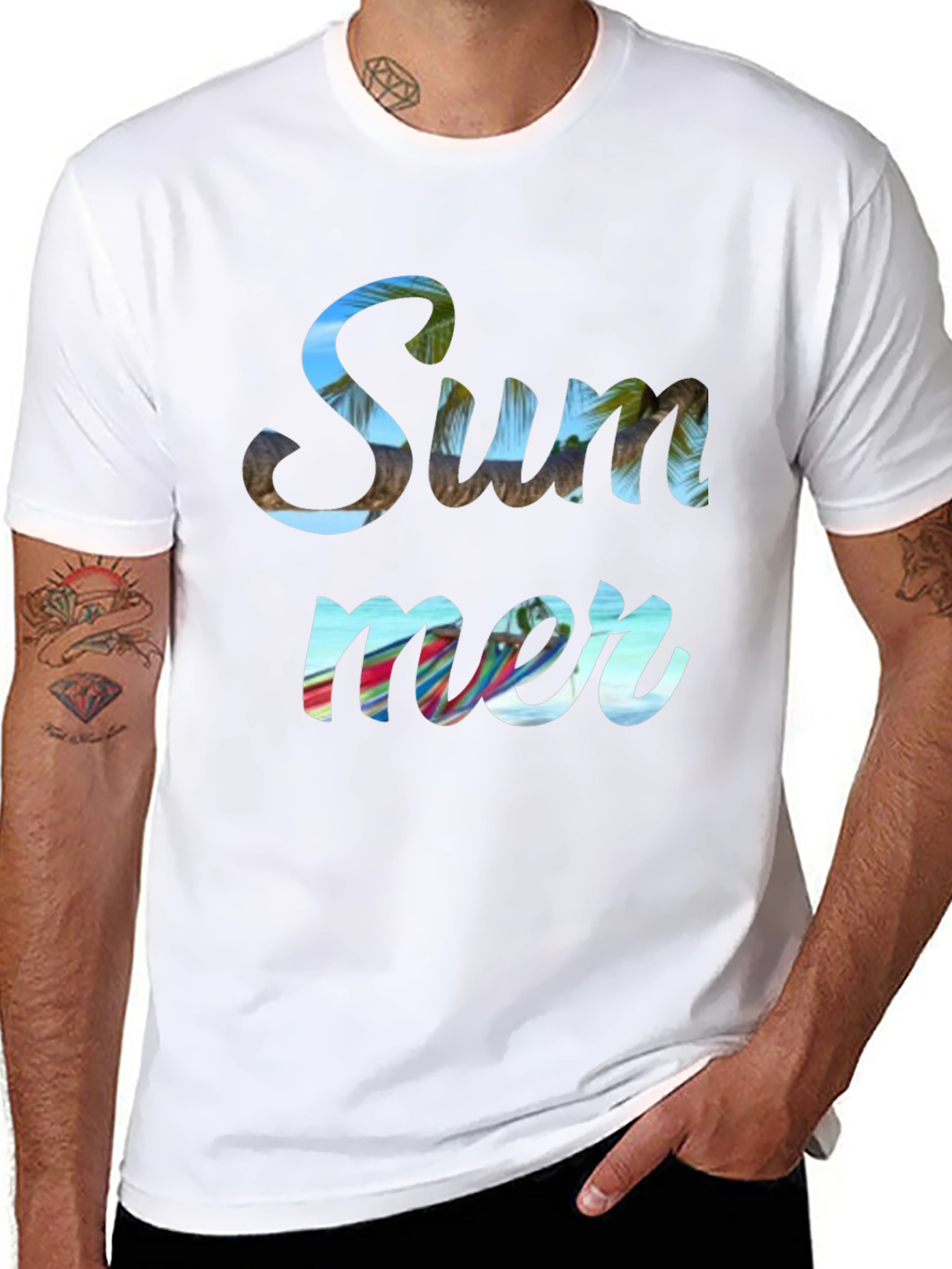Summer Graphic Tee - Beach Vibes T-Shirt