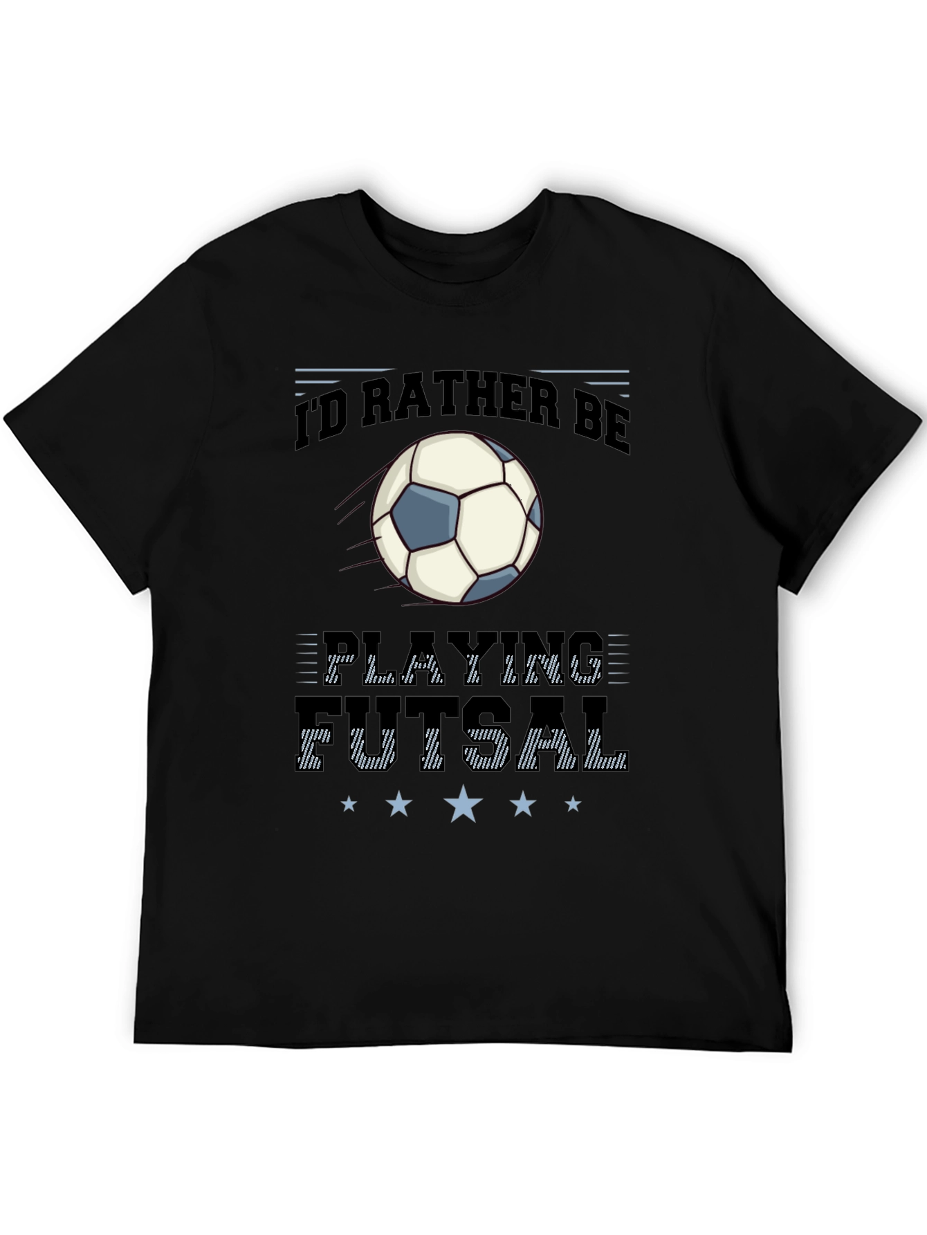 Id Rather Be Playing Futsal Graphic Tee