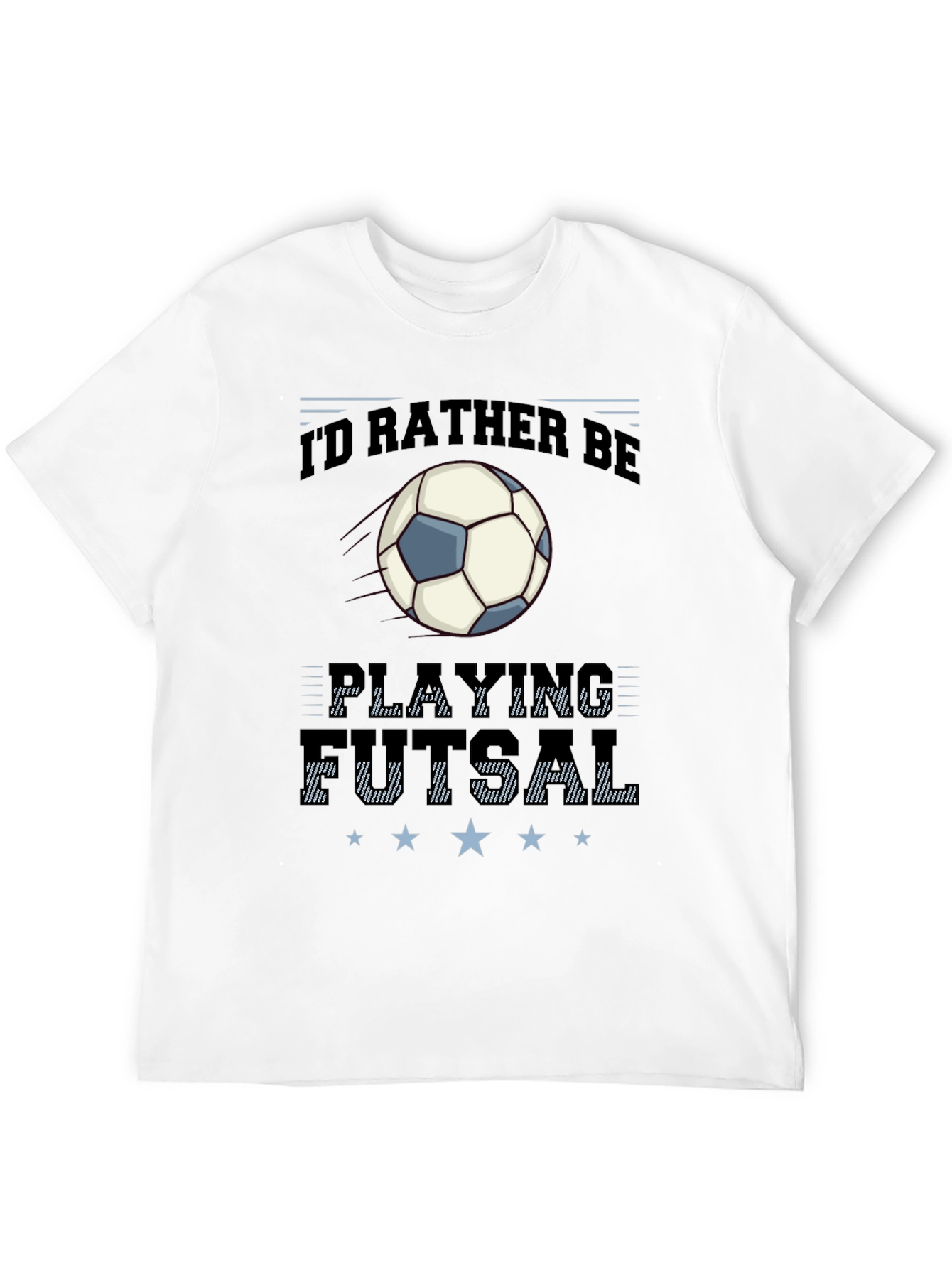 Id Rather Be Playing Futsal Graphic Tee