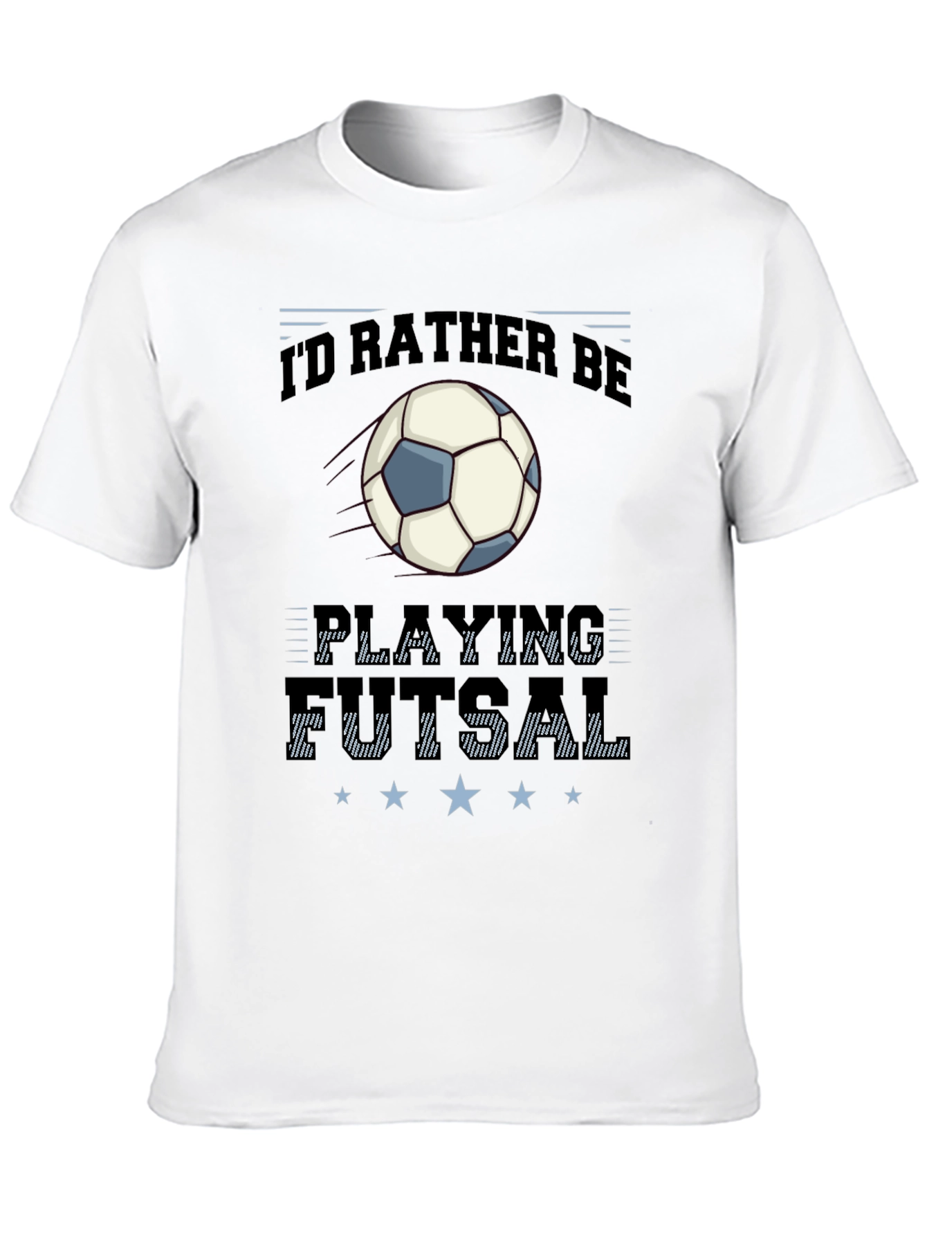 Id Rather Be Playing Futsal Graphic Tee